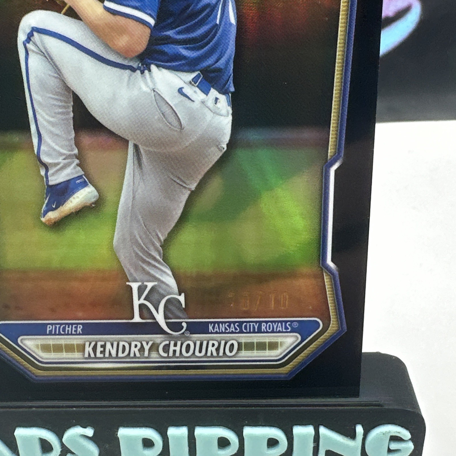 2026 Bowman Chrome Kendry Chourio 1st Bowman KC Royals #BCP-7 Black 10/10