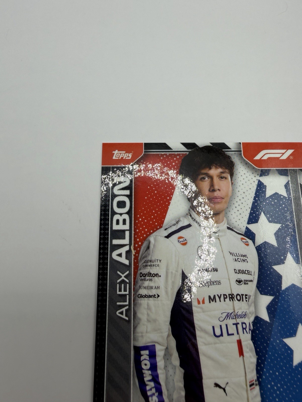 2024 Topps Alex Albon #AUT-13 F1 United States Grand Prix 2024 Exclusive
