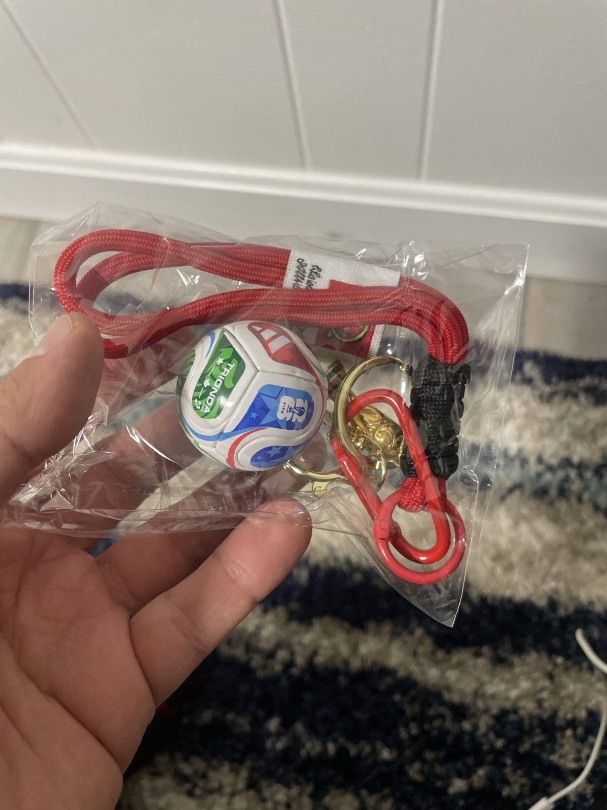 FIFA Soccer Ball Keychain Multicolor Fan Souvenir Sports Accessory. All colors.
