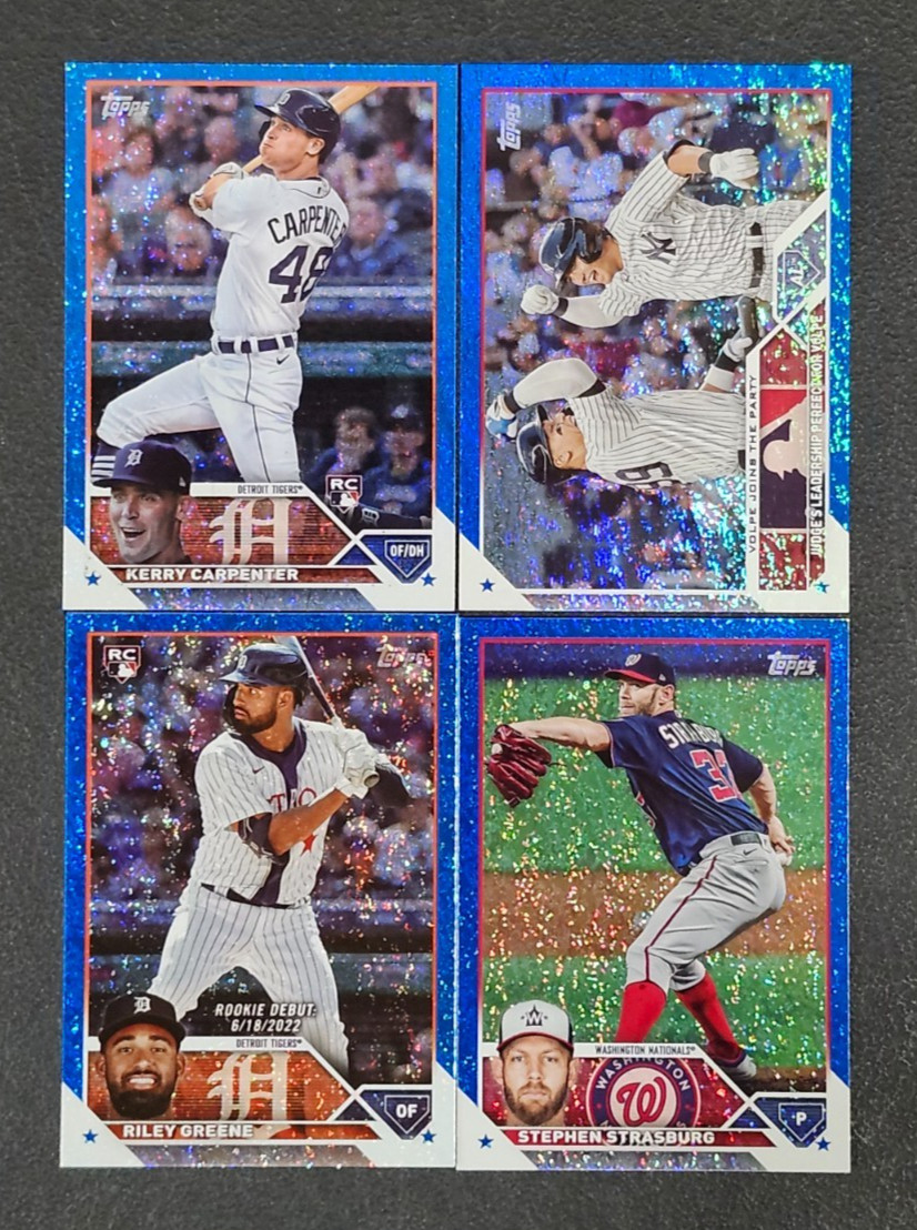 2023 Topps Series 2 / Update BLUE FOIL BOARD (#/999) You Pick the Card