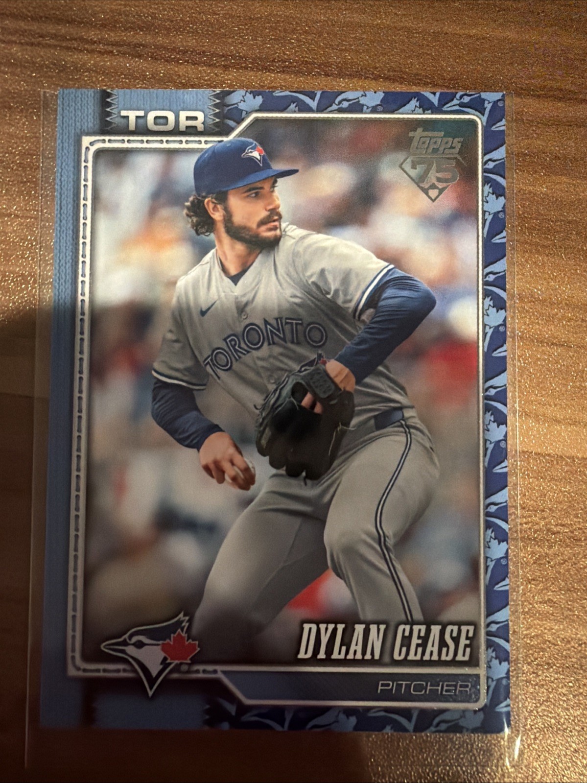 Dylan Cease 2026 Topps Series 2 Team Color Border Variation SP #547 Blue Jays