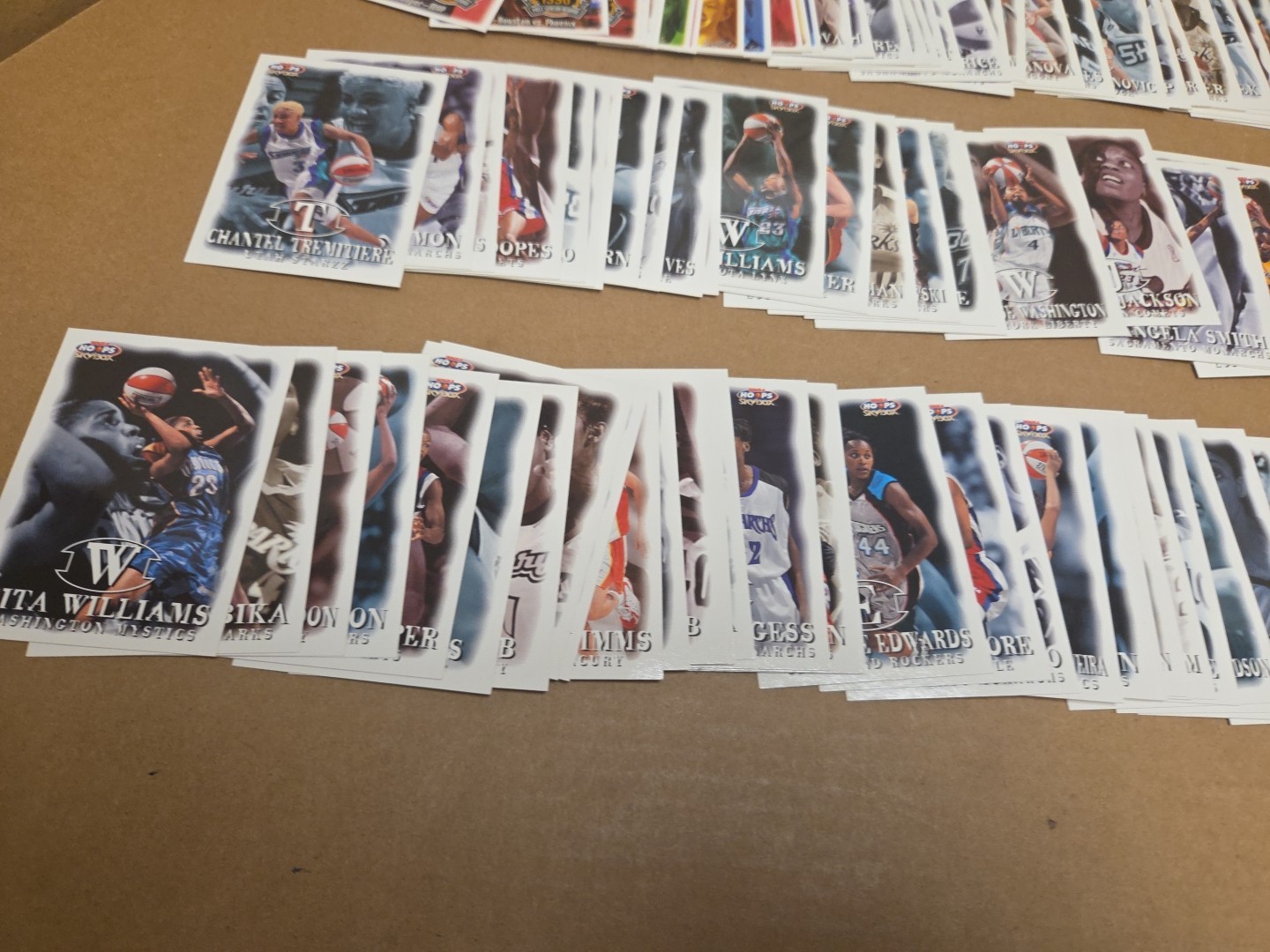 1999 WNBA Hoops Skybox 110 Card Base Set 1-110 *SEE PICS