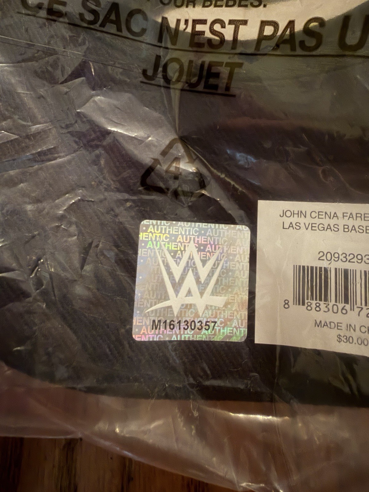 John Cena Final Wrestlemania Hat Las Vegas Farewell Tour The Last Time is Now