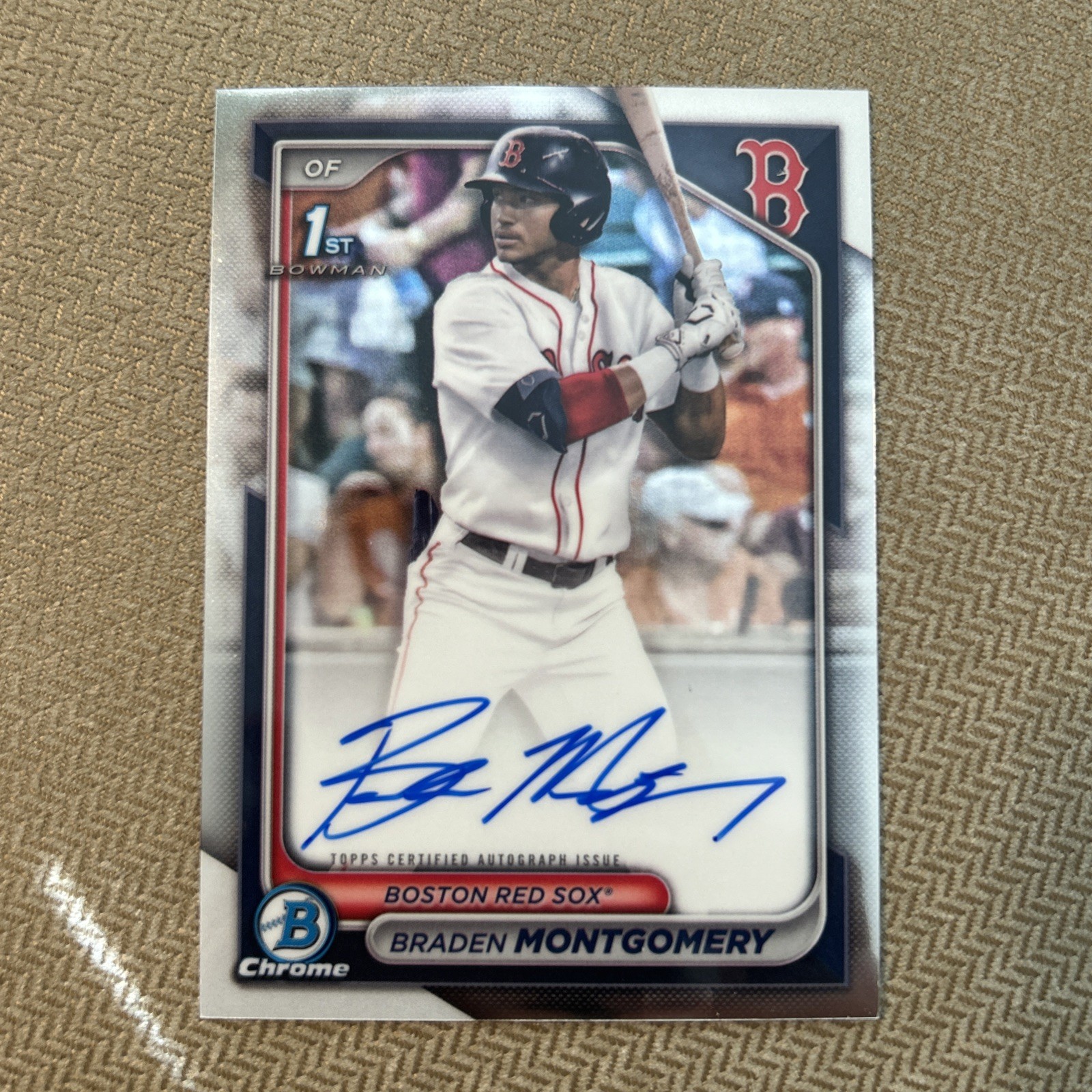 BRADEN MONTGOMERY 2024 Bowman Chrome Draft AUTO Autograph 1st Prospects CPA-BM