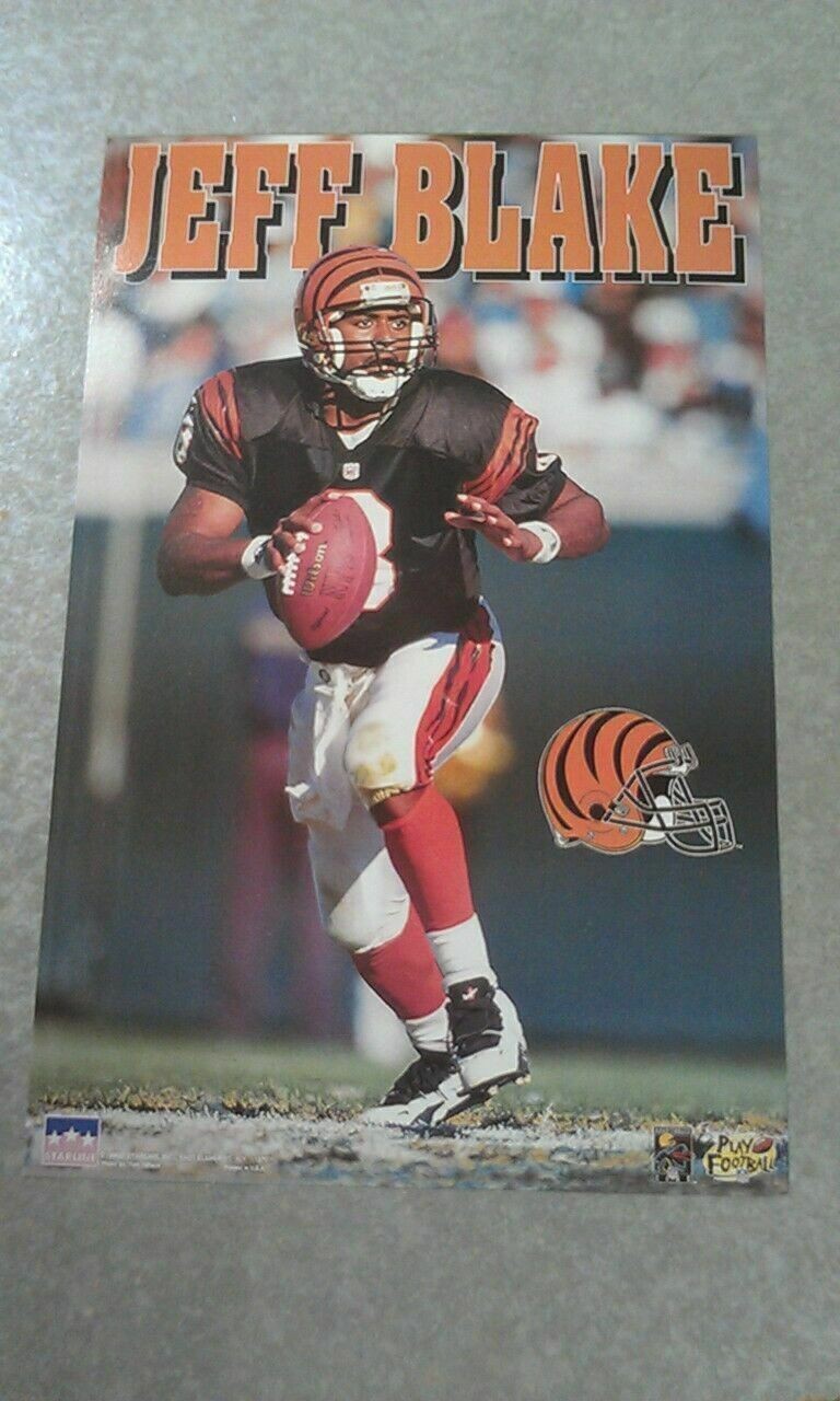 Jeff Blake Cincinnati Bengals QB Starline NHL Mini Poster 3 1/4 by 5 Inches