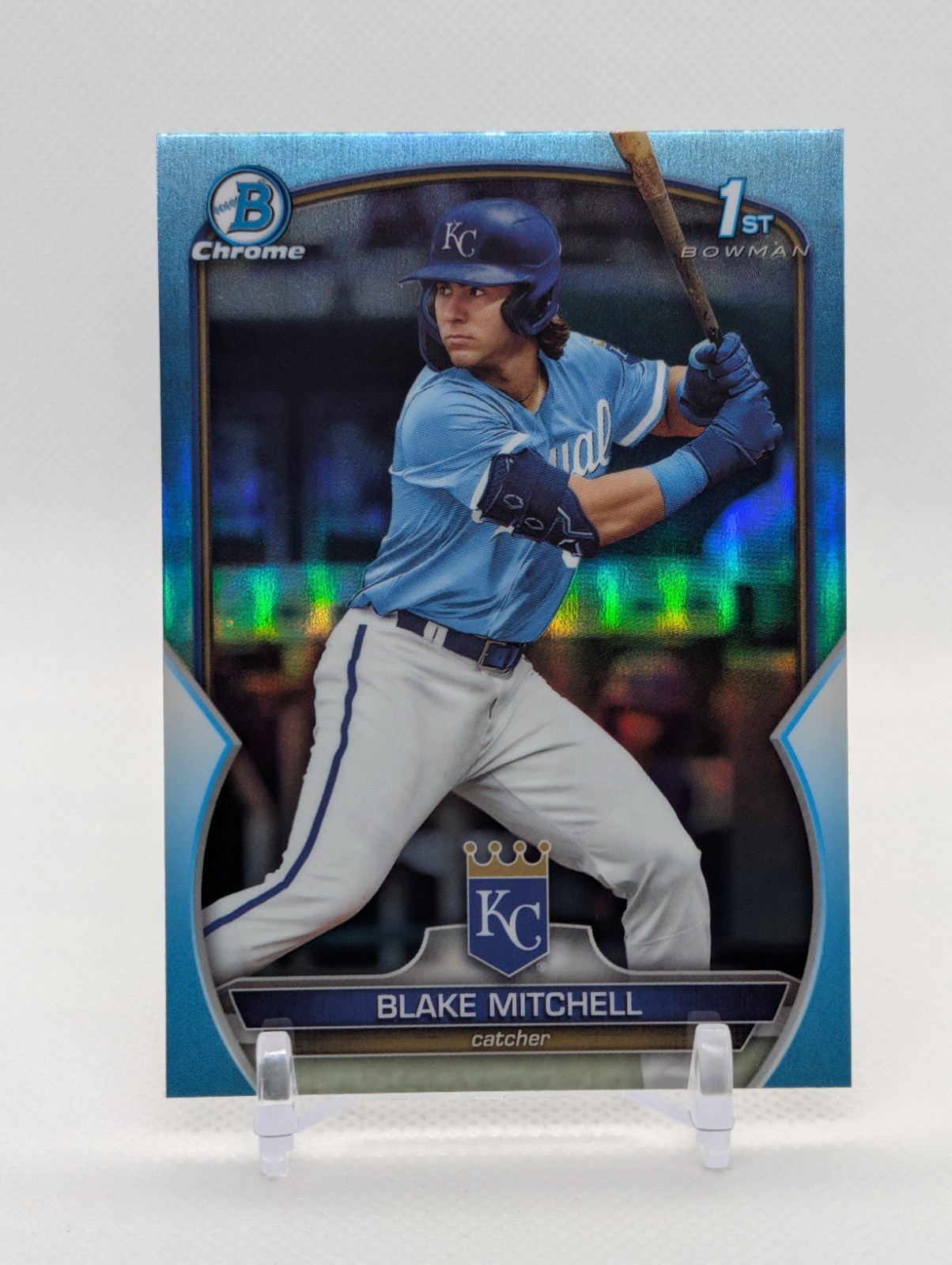 2023 Bowman Draft – Chrome Blake Mitchell #BDC-133 Sky Blue Refractor (RC)