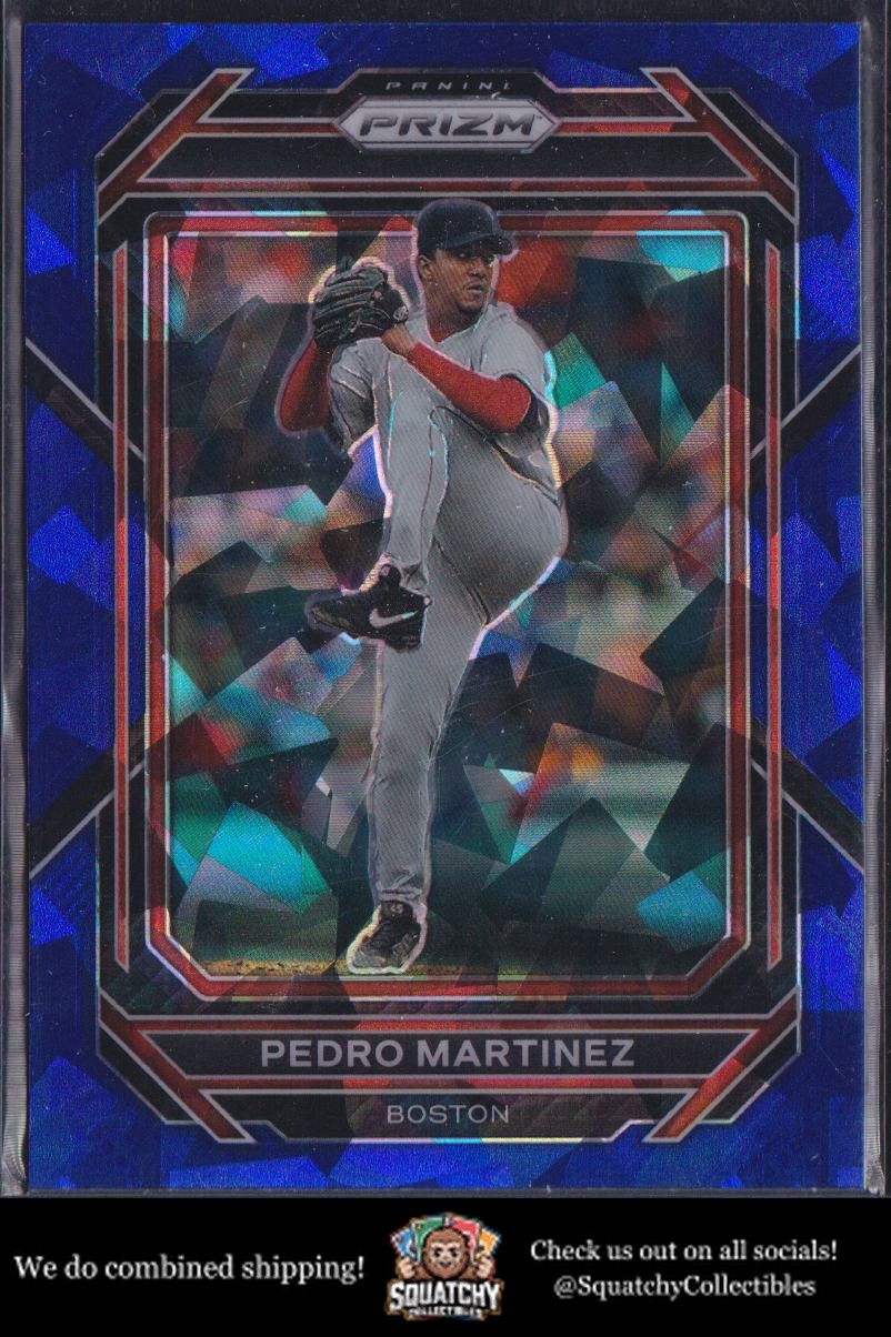 2023 Panini Prizm #202 Pedro Martinez Blue Ice Prizms