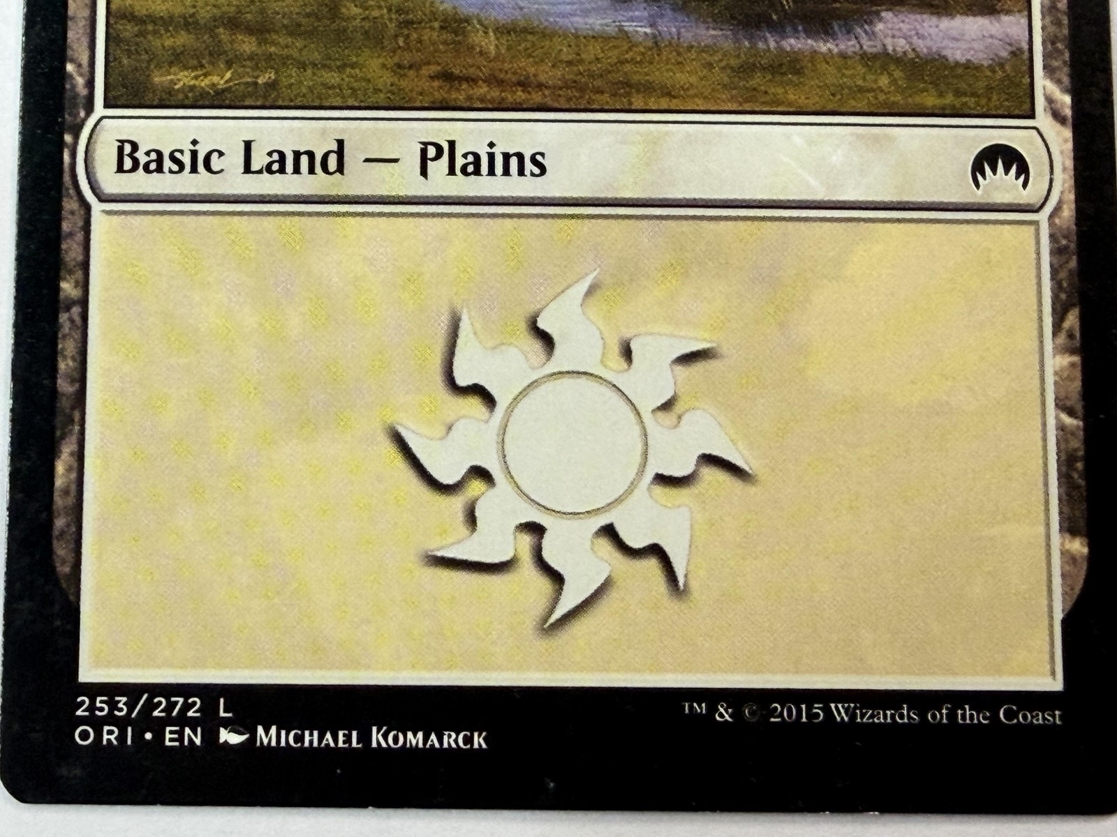 2015 Wizards Of The Coast Plains #253/272 L Magic Origins MTG NM Or Better