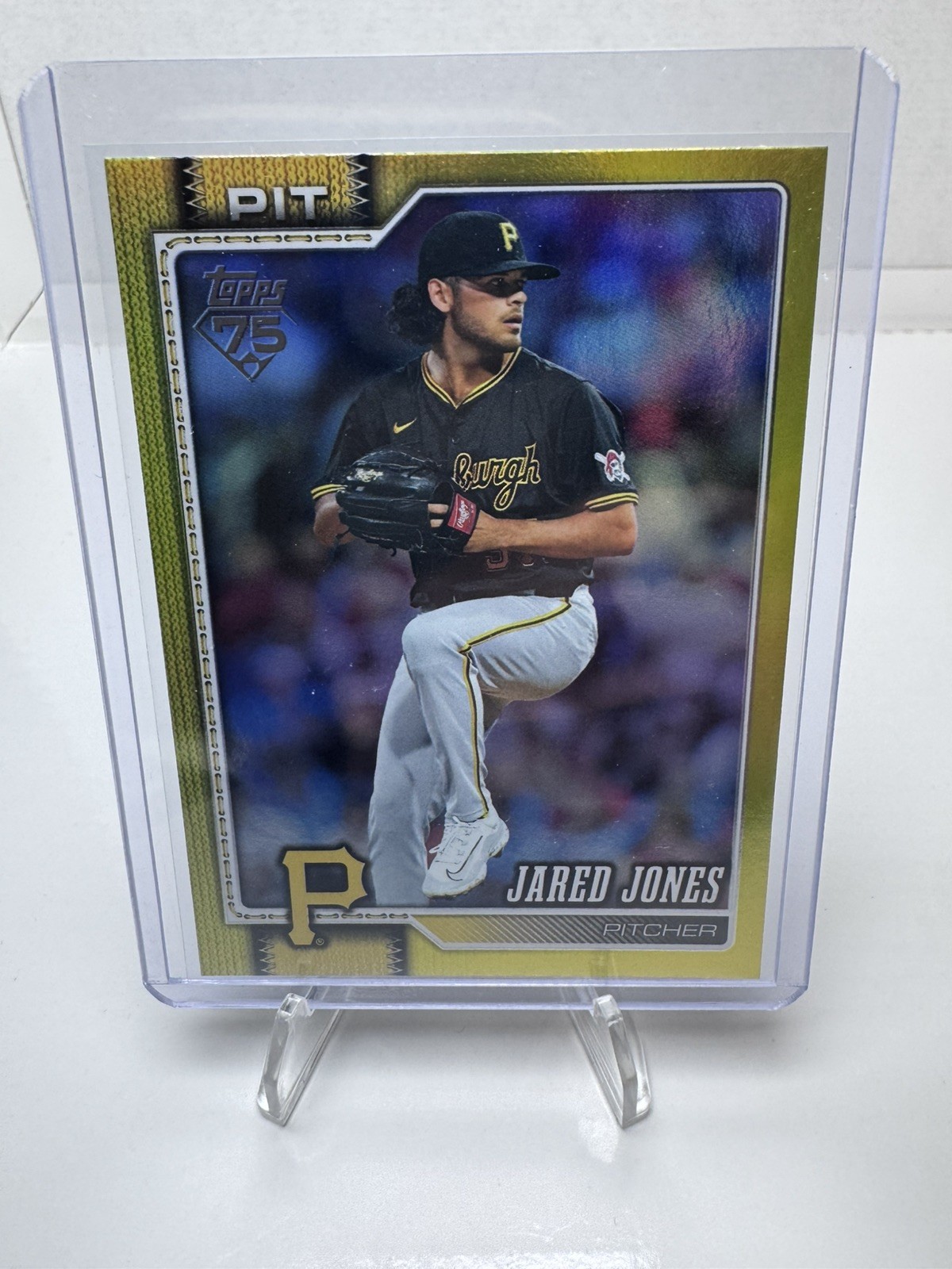 2026 Topps Series 2 Jared Jones Gold Foil Parallel /399 Pittsburgh Pirates #419