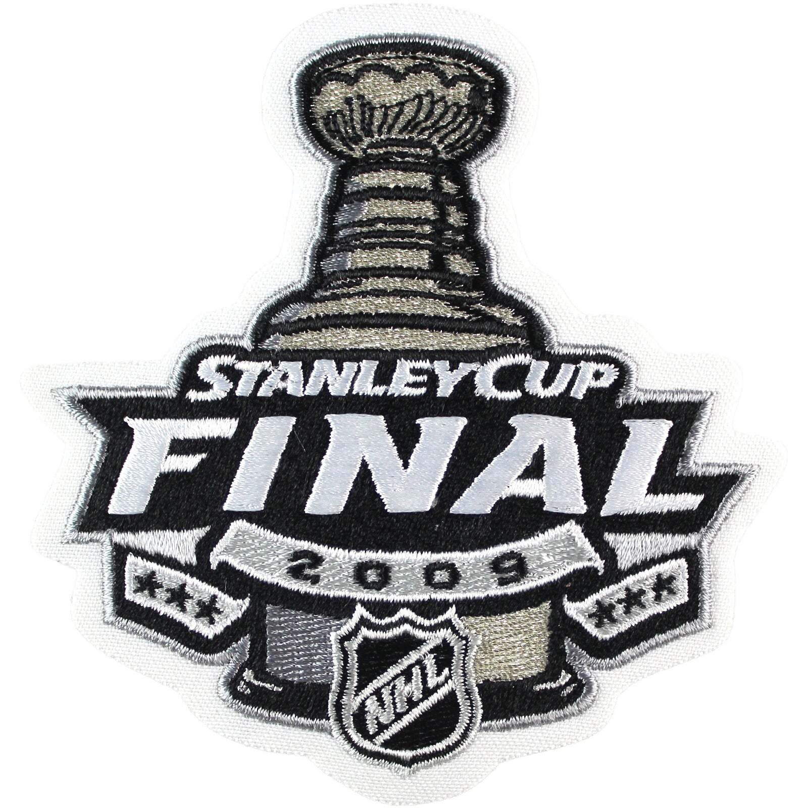 2009 NHL Stanley Cup Patch Finals Detroit Red Wings Pittsburgh Penguins Jersey