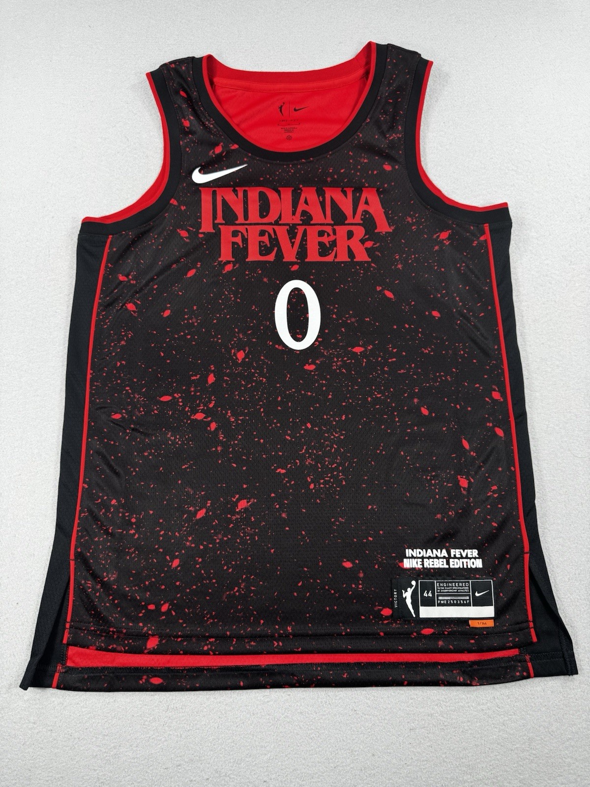 Kelsey Mitchell Indiana Fever Nike Rebel Jersey Stranger Things WNBA NWOT M