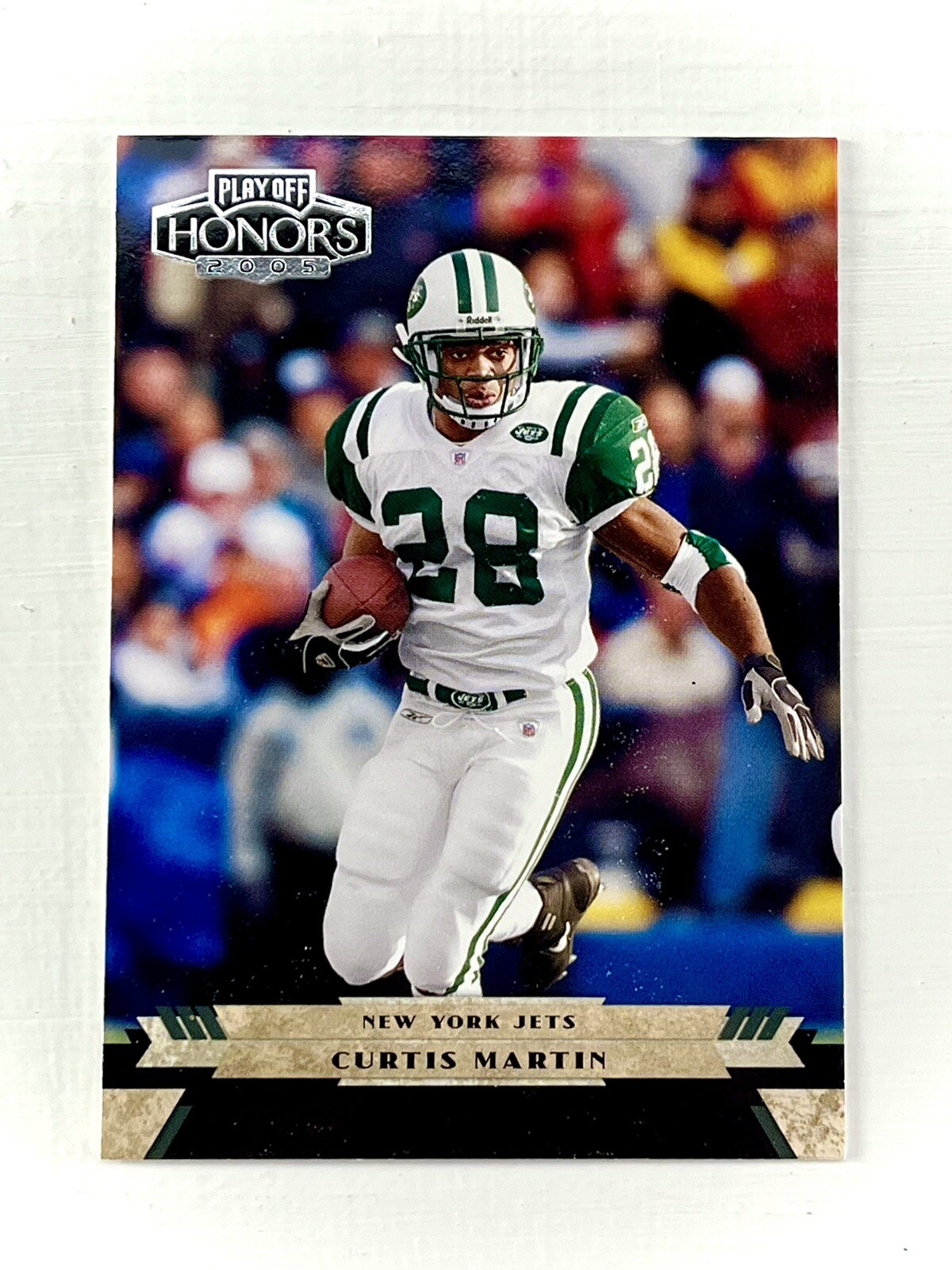 Curtis Martin 2005 Playoff Honors Silver #70 Pitt Legends Jets NFL HOF Jersey SP