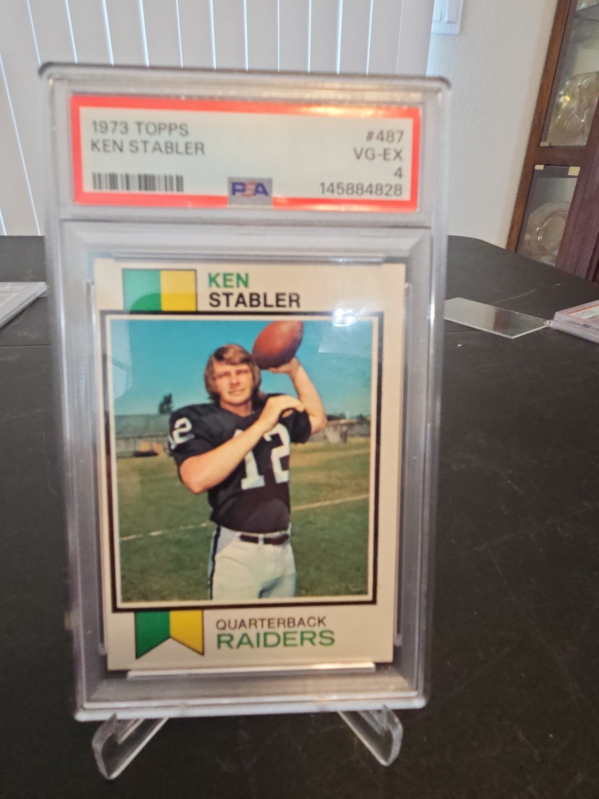 1973 Topps – Ken Stabler #487 (RC) this is 5 graded cards. A great deal.