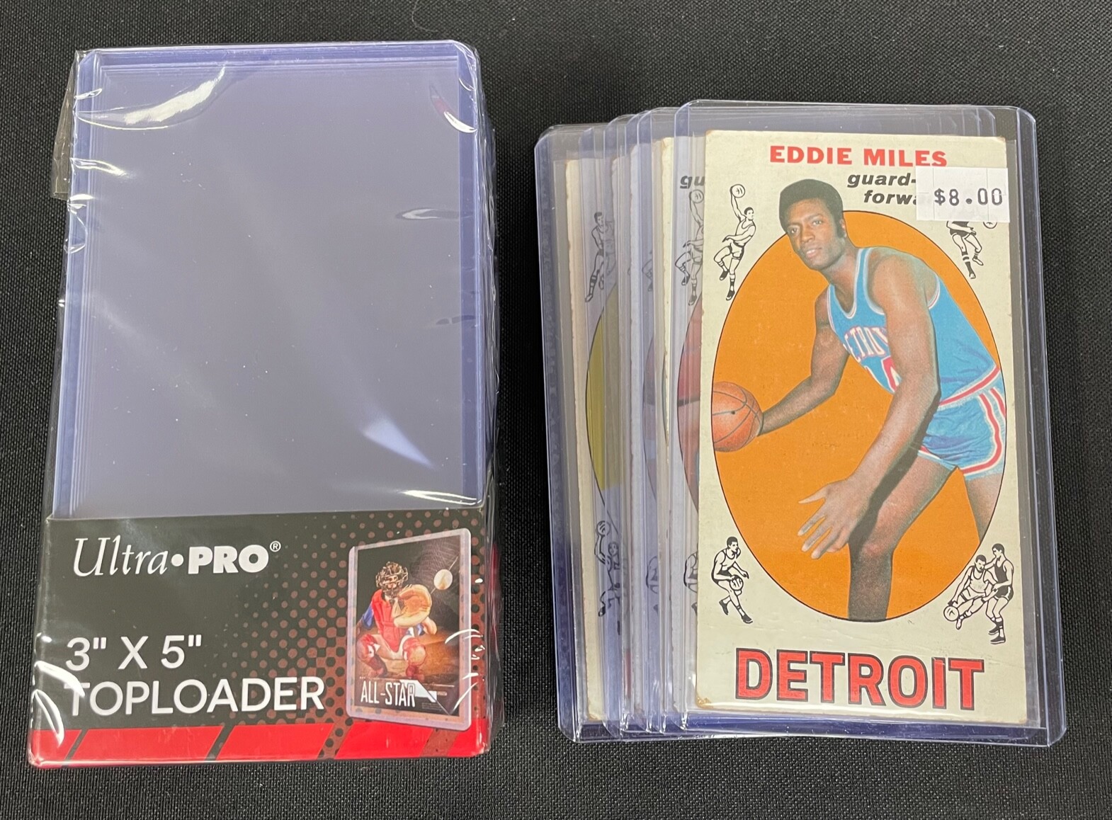 Pack of (25) ~ Ultra Pro 3×5 Tall Card Top Loaders ~ Fits Old Topps Basketball