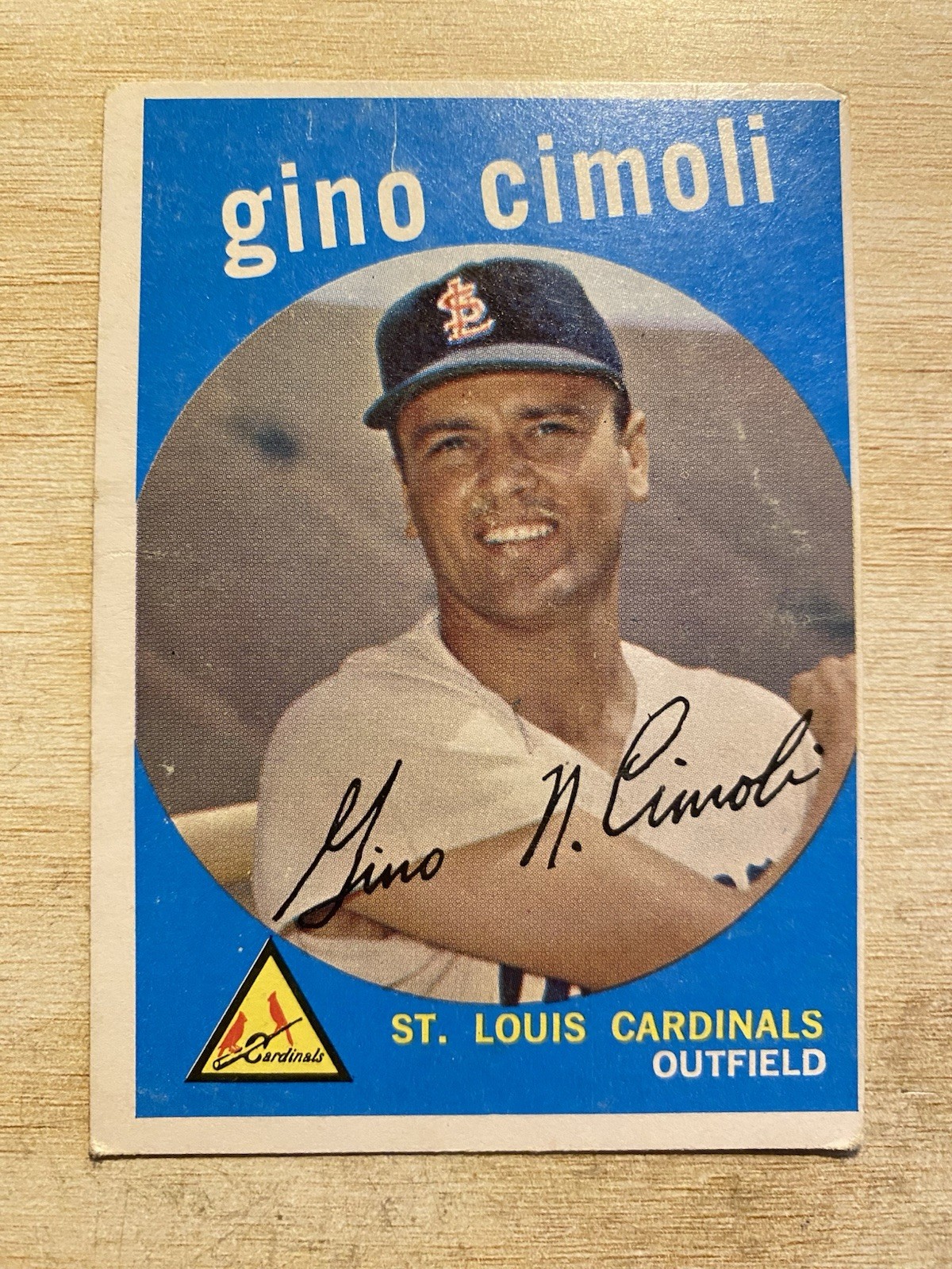 1959 Topps Baseball #418 Gino Cimoli