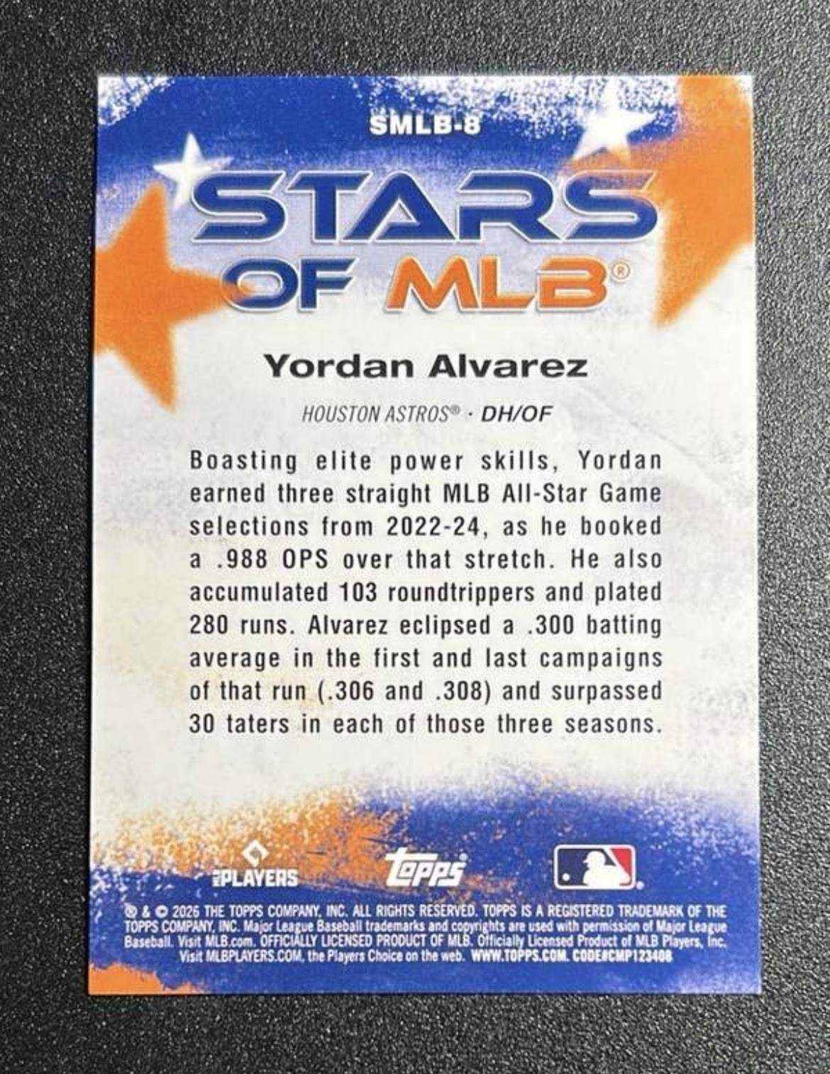 2026 Topps Stars of MLB Lot of 5 – Harper, Wilson, Henderson, Alvarez, Guerrero