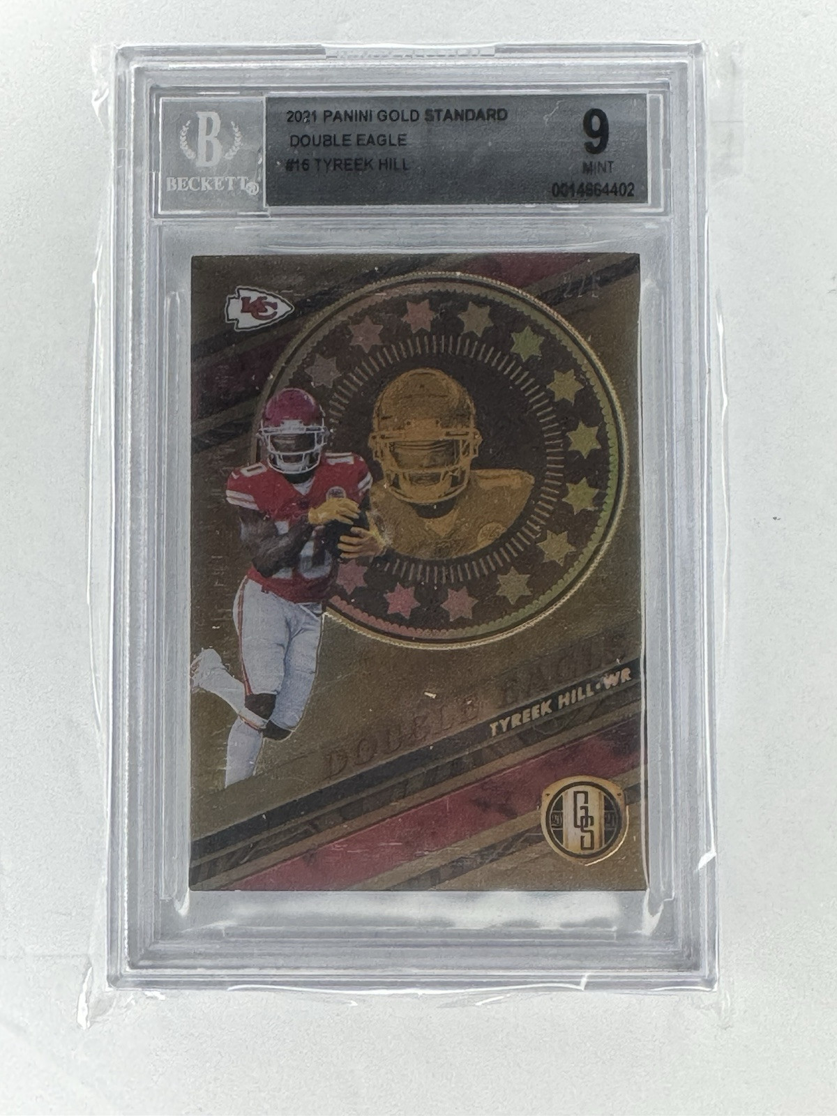 ?2021 Panini Gold Standard?Tyreek Hill #2/5?Graded Mint 9?Authenticated?