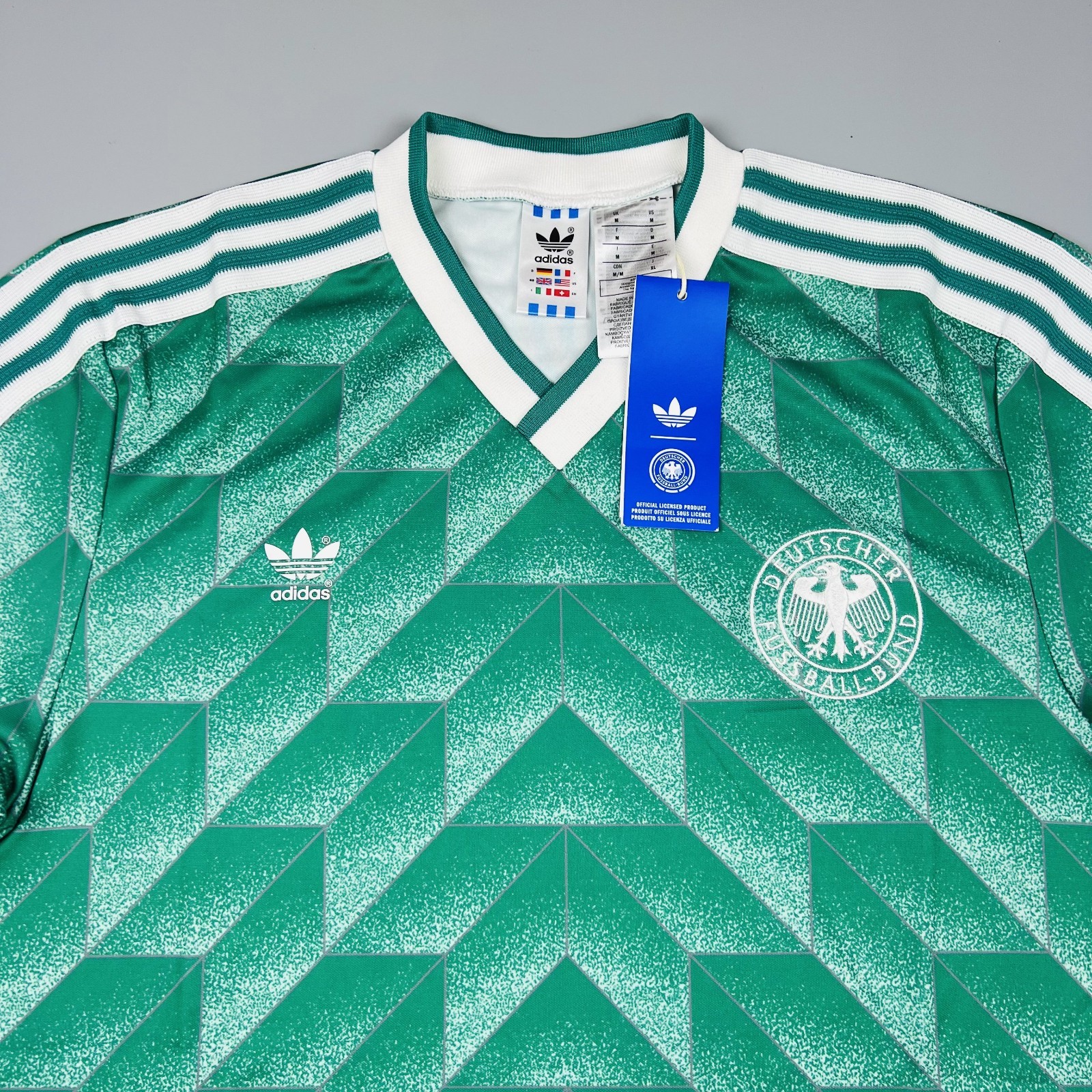 Germany Team Jersey 1990 Away WM Reissue Soccer Shirt Adidas KD3999 Men Size L