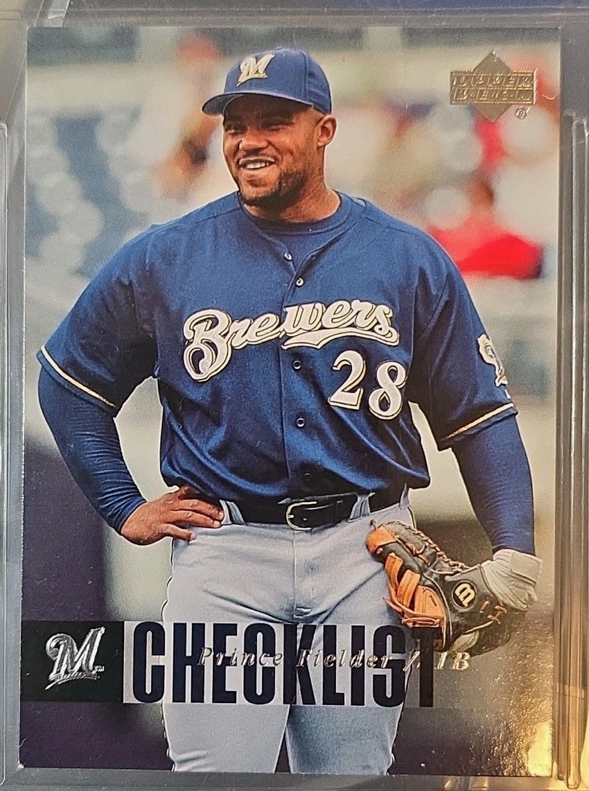 2006 Upper Deck – Checklist Prince Fielder #1236