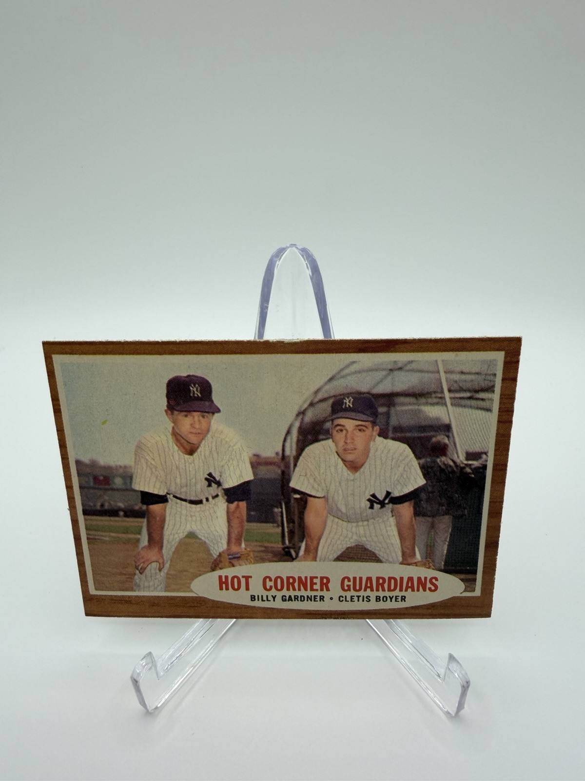 1962 Topps – Clete Boyer, Billy Gardner #163 VG++