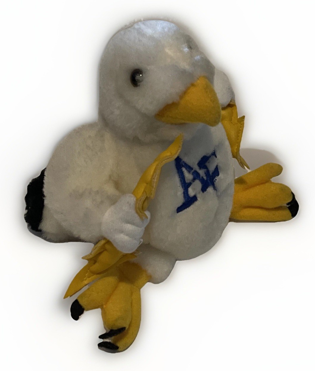 VTG Air Force Falcons Joe Falcon Mascot Plush Its All Greek To Me 6″ USAFA NCAA