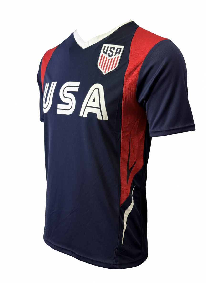 Icon Sports Christian Pulisic #10 USA Soccer Jersey Navy Officially Licensed