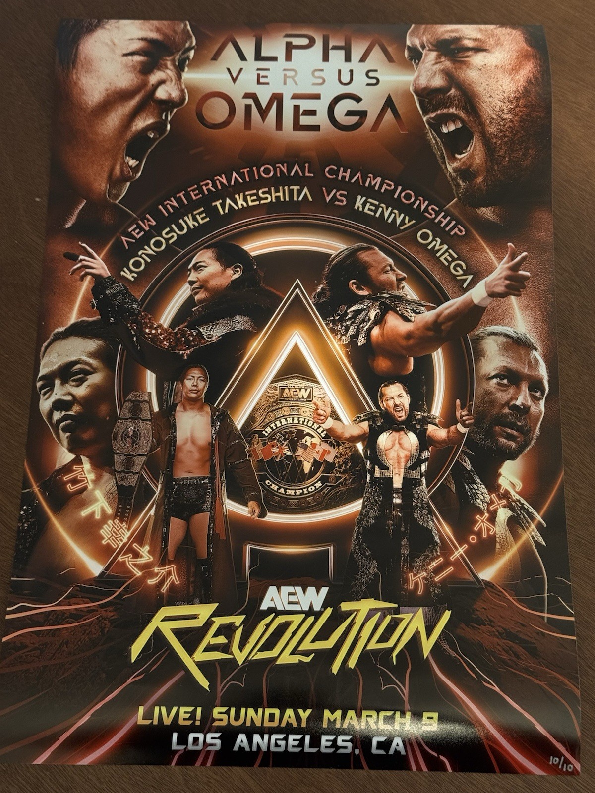 AEW Revolution Match Up Mondays Kenny Omega vs Konosuke Takeshita #10/10