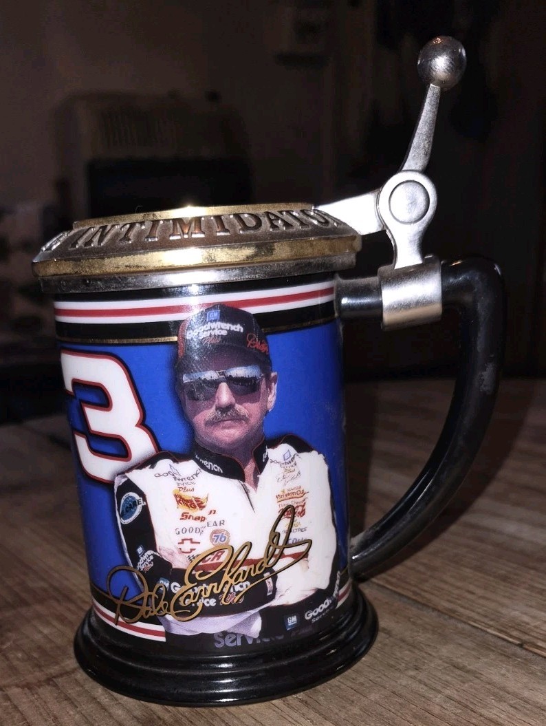 Franklin Mint Dale Earnhardt Collector Tankard Beer Stein