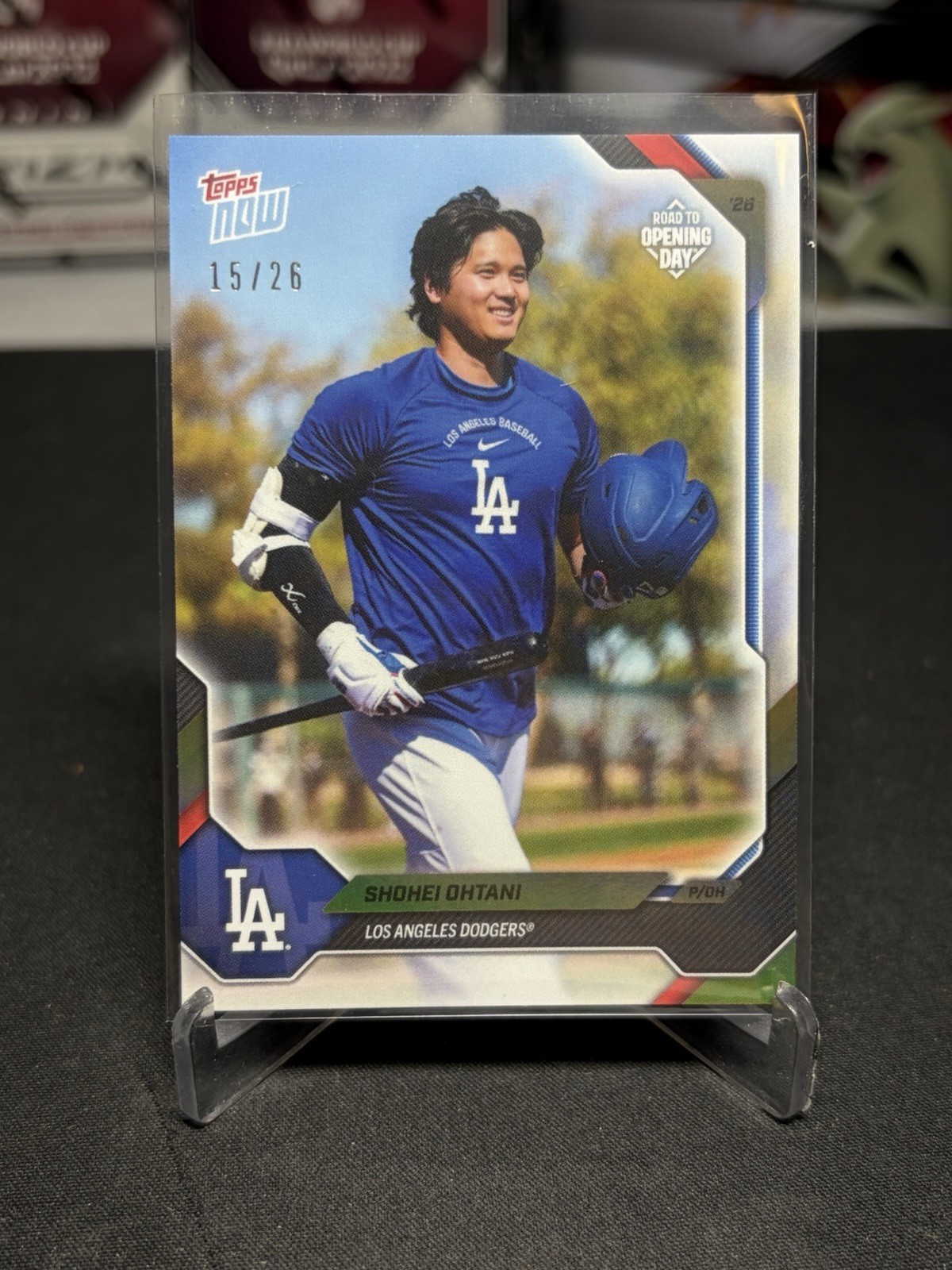 2026 Topps Now Shohei Ohtani OD-271 Road to Opening Day Wood Gold Foil SP /26