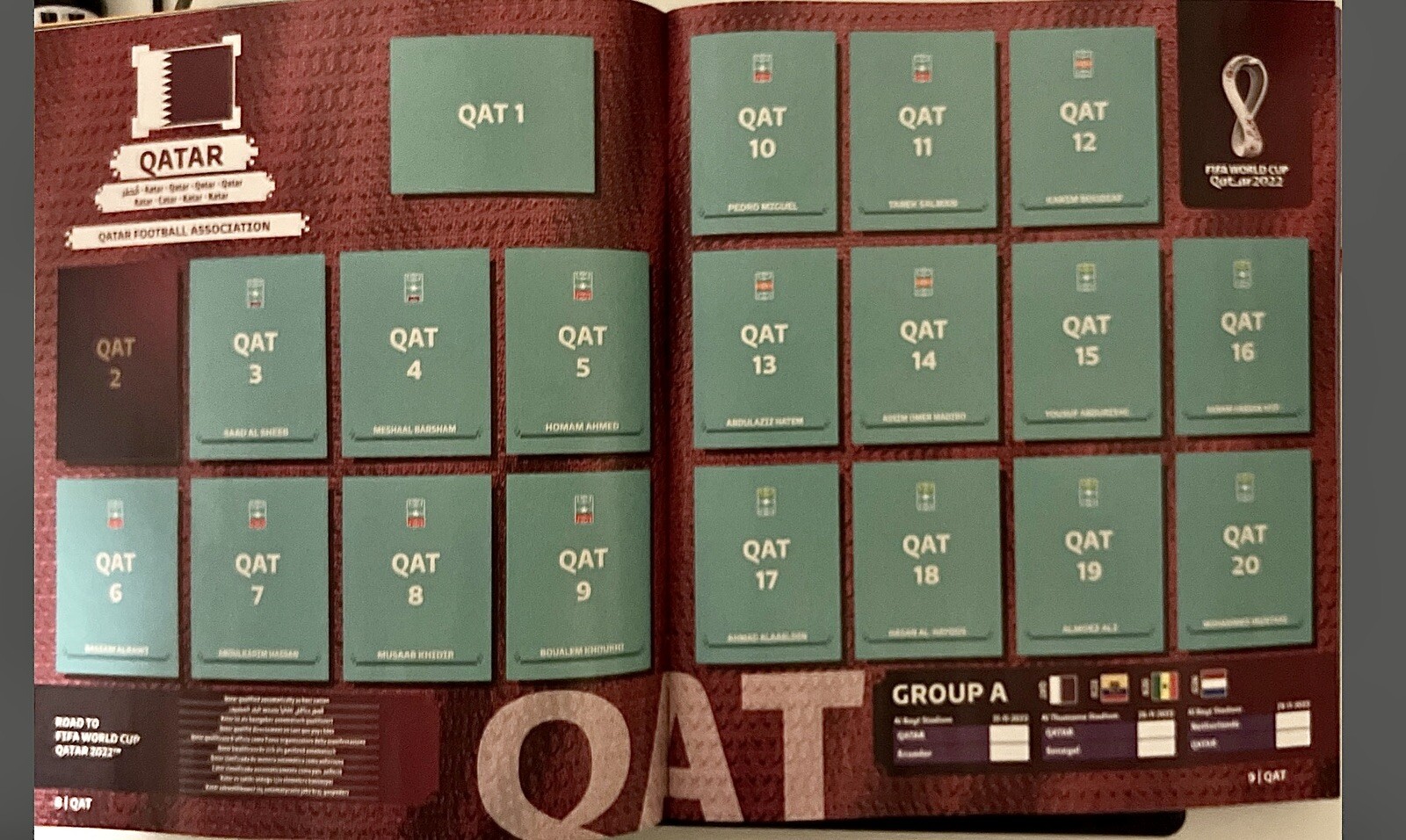 FIFA WORLD CUP 2022, SAME DAY SHIPPING “OFFICIAL COLLECTION SOFT COVER ALBUM”