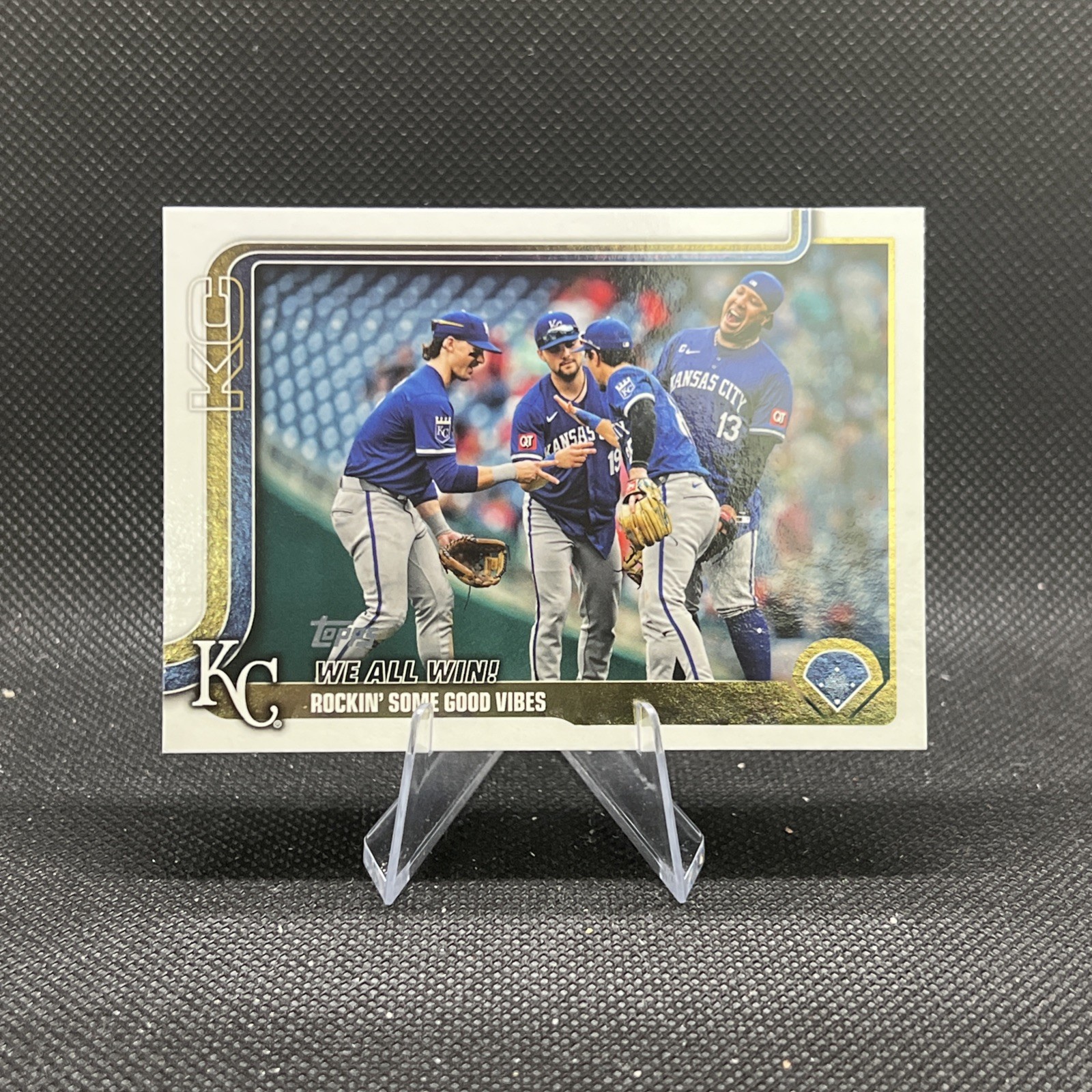 2025 Topps Series 2 Kansas City Royals Team #436 Bobby Witt Jr. “We All Win!”