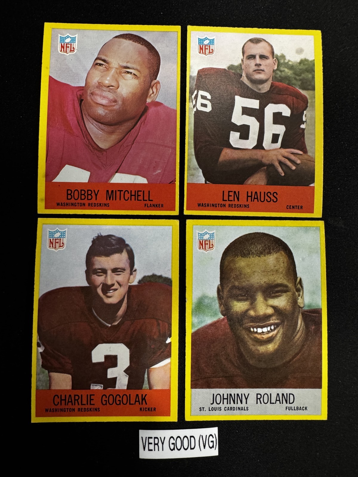 1967 Philadelphia Football Cards 1-198 (P-NM) – You Pick – Complete Your Set