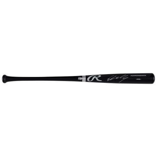 Ethan Holliday Colorado Rockies Autographed Black Rawlings Pro Bat