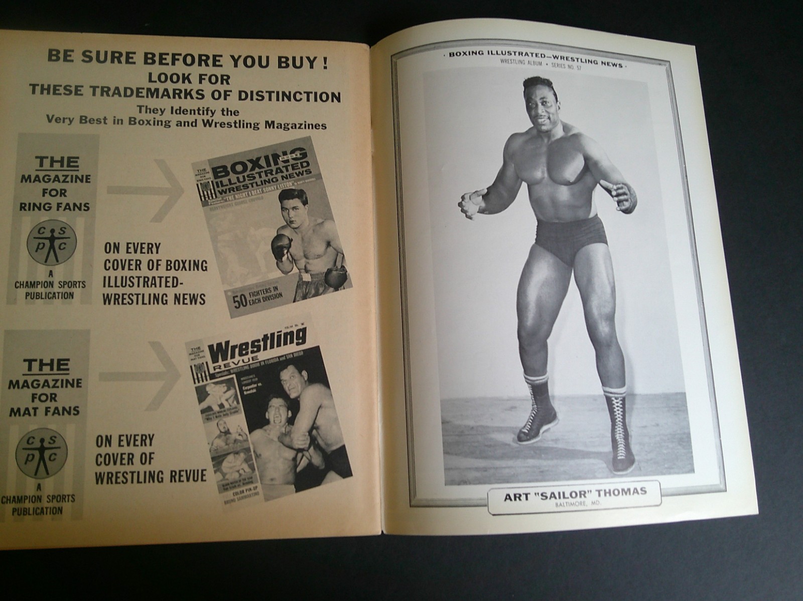 BOXING ILLUSTRATED WRESTLING NEWS MAGAZINE JANUARY 1964 – GEORGE CHUVALO