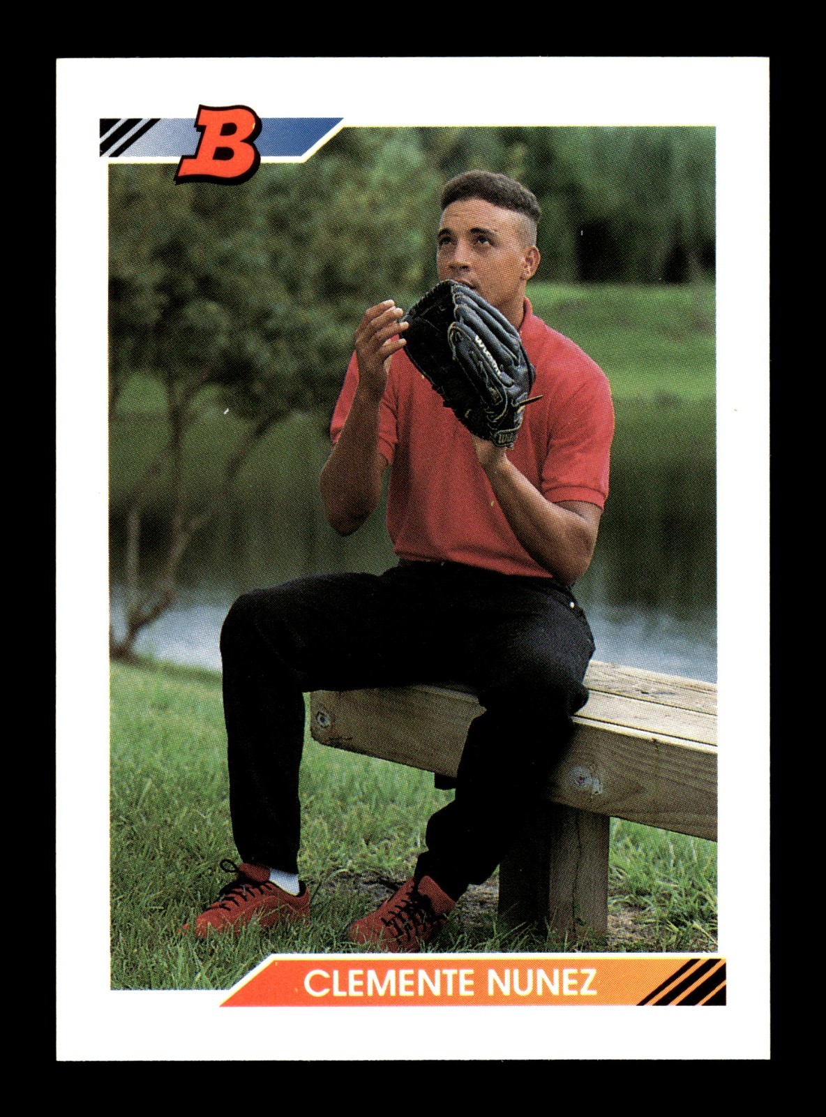 CLEMENTE NUNEZ ⚾ 1992 Bowman Baseball #417 Florida Marlins RC