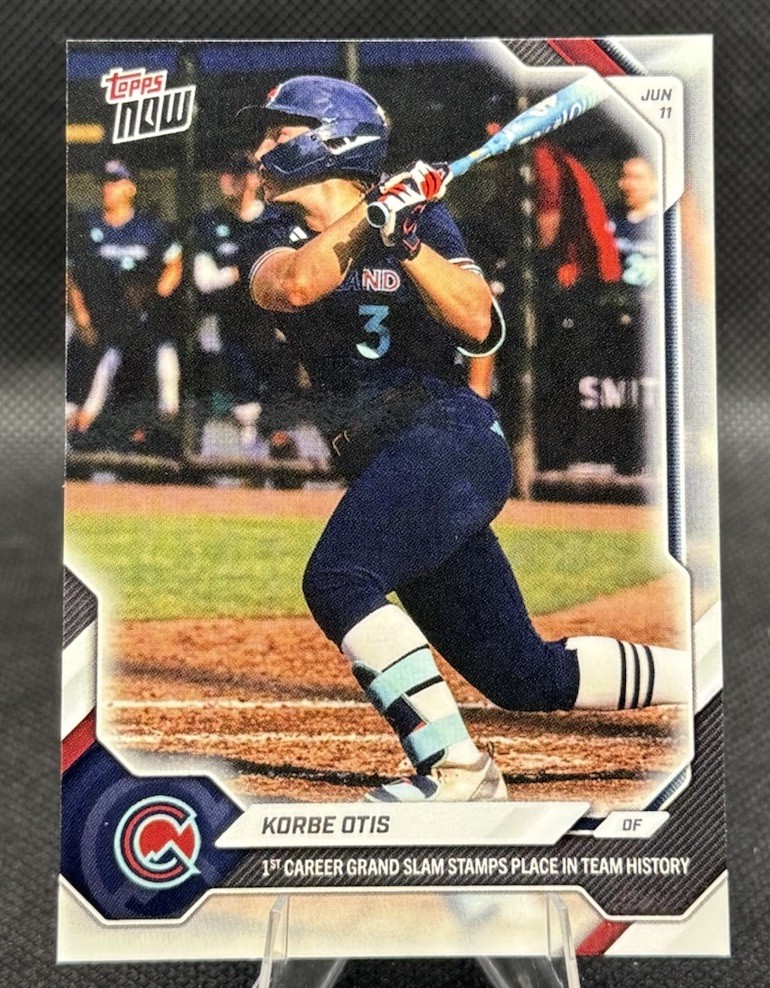 2026 Topps Now AUSL – #6 Korbe Otis /604 1st Career Grand Slam Portland Cascade