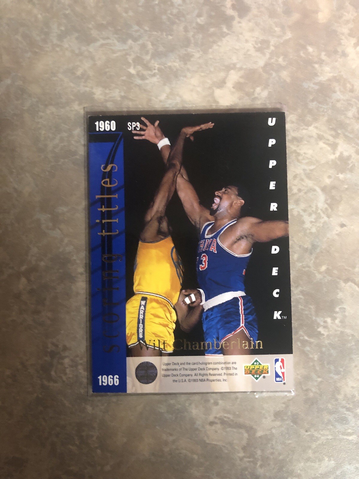 1993-94 Upper Deck Michael Jordan / Wilt Chamberlain # SP3