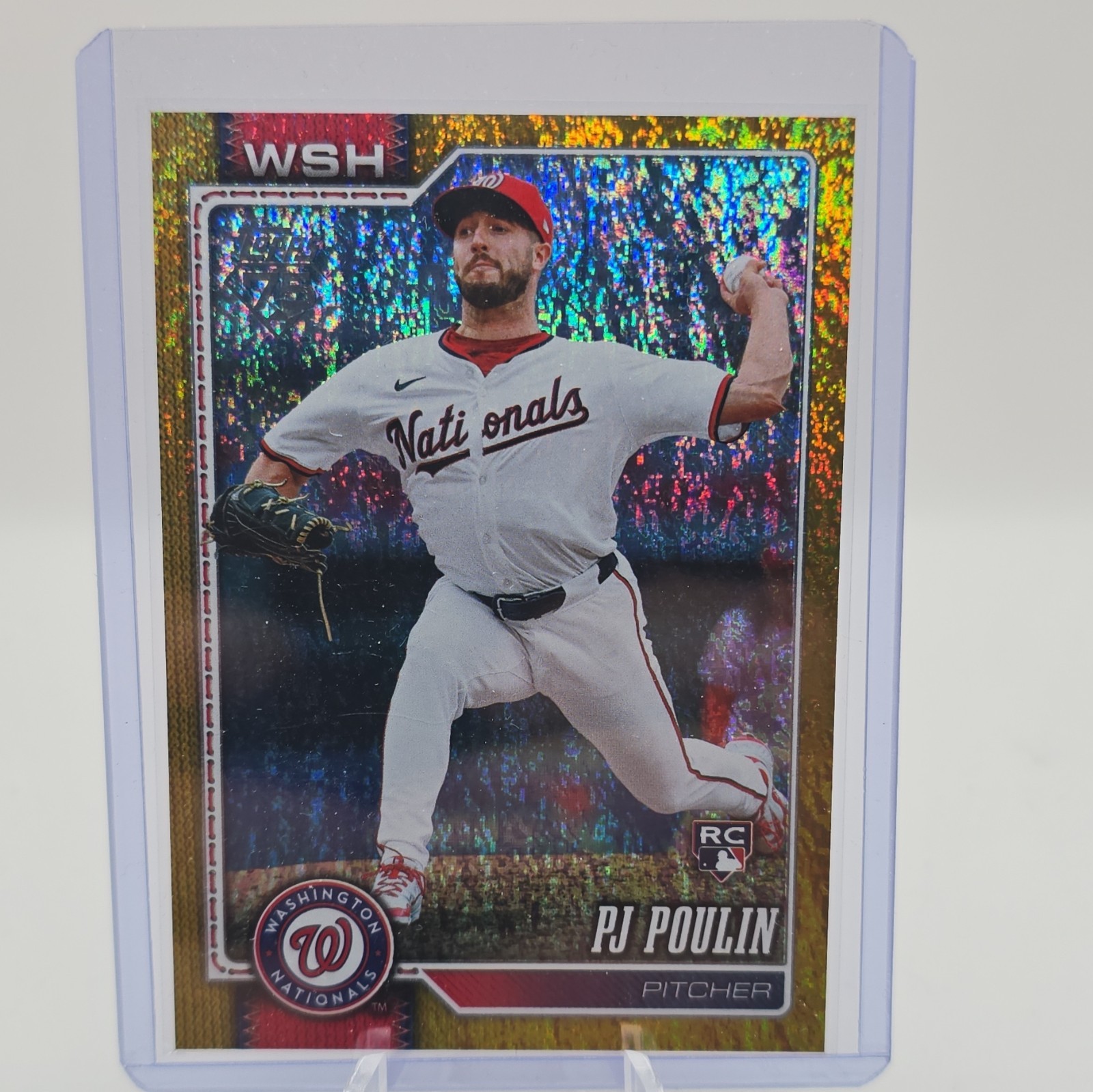 2026 Topps PJ Poulin 13/50 Sandglitter Gold Series 2 RC 405
