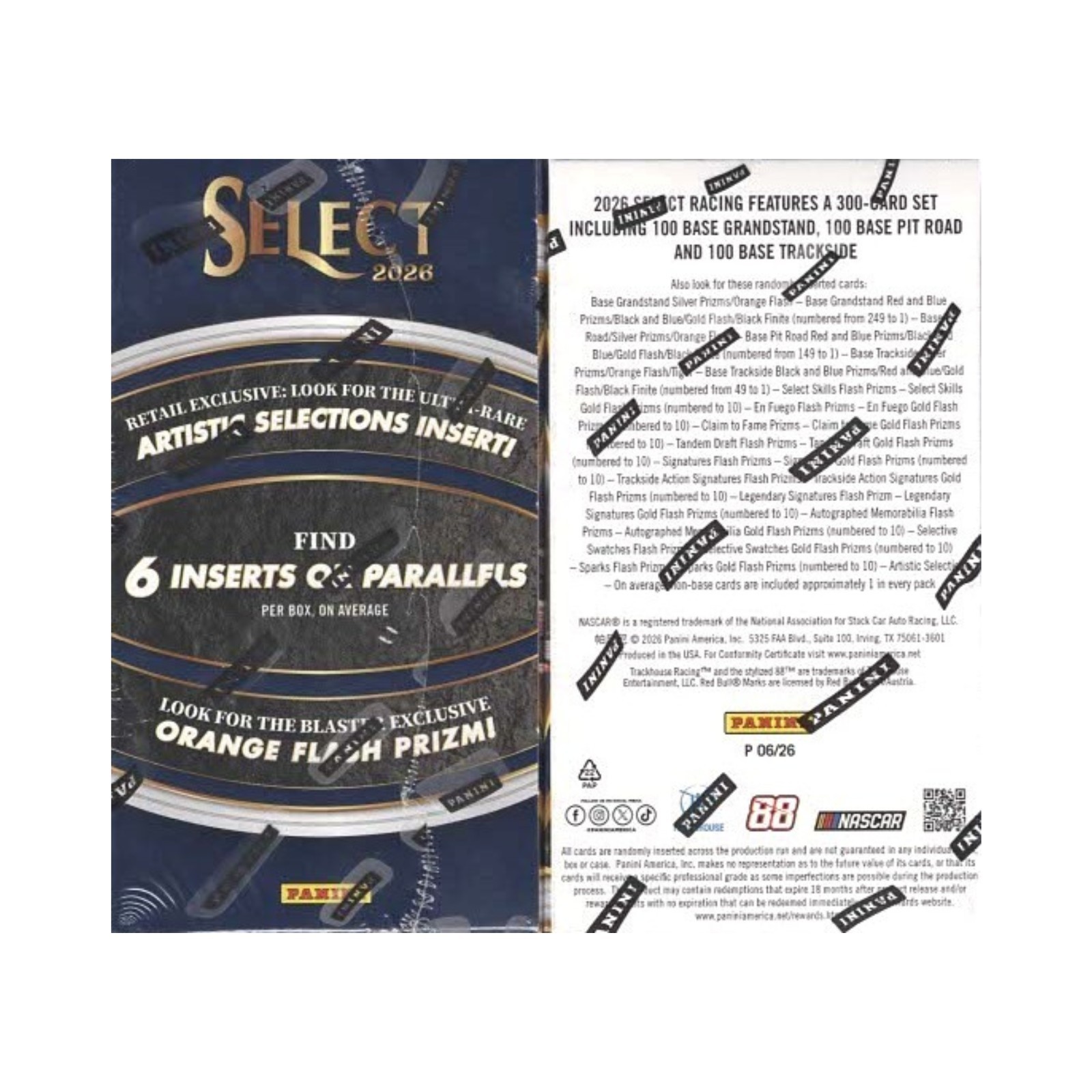2026 Panini Select NASCAR Racing 30ct Blaster Box | Sealed | Volume Discount