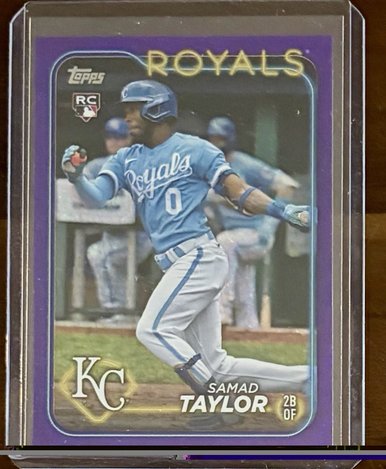 2024 Topps Series 1 – Samad Taylor #32 Purple Holofoil /799 (RC)