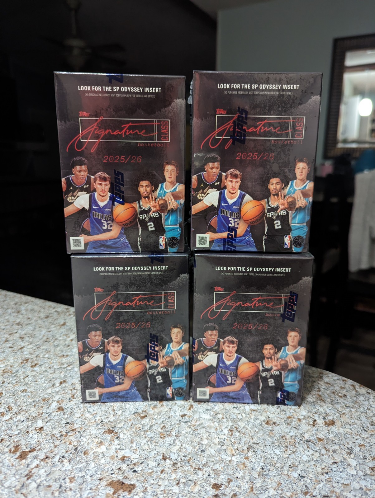 Lot Of 4 – 2025-26 Topps Signature Class Basketball – Value Blaster Box