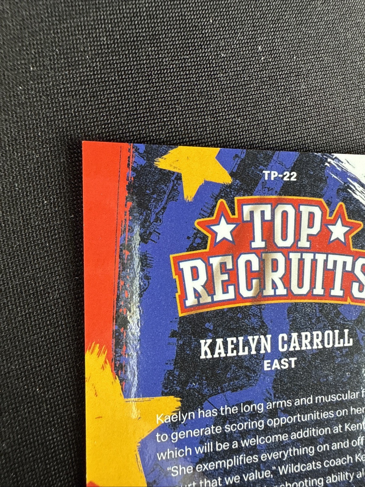 Kaelyn Carroll Rookie 2025 Topps Chrome McDonald’s Top Recruits Gold /50 #TP-22