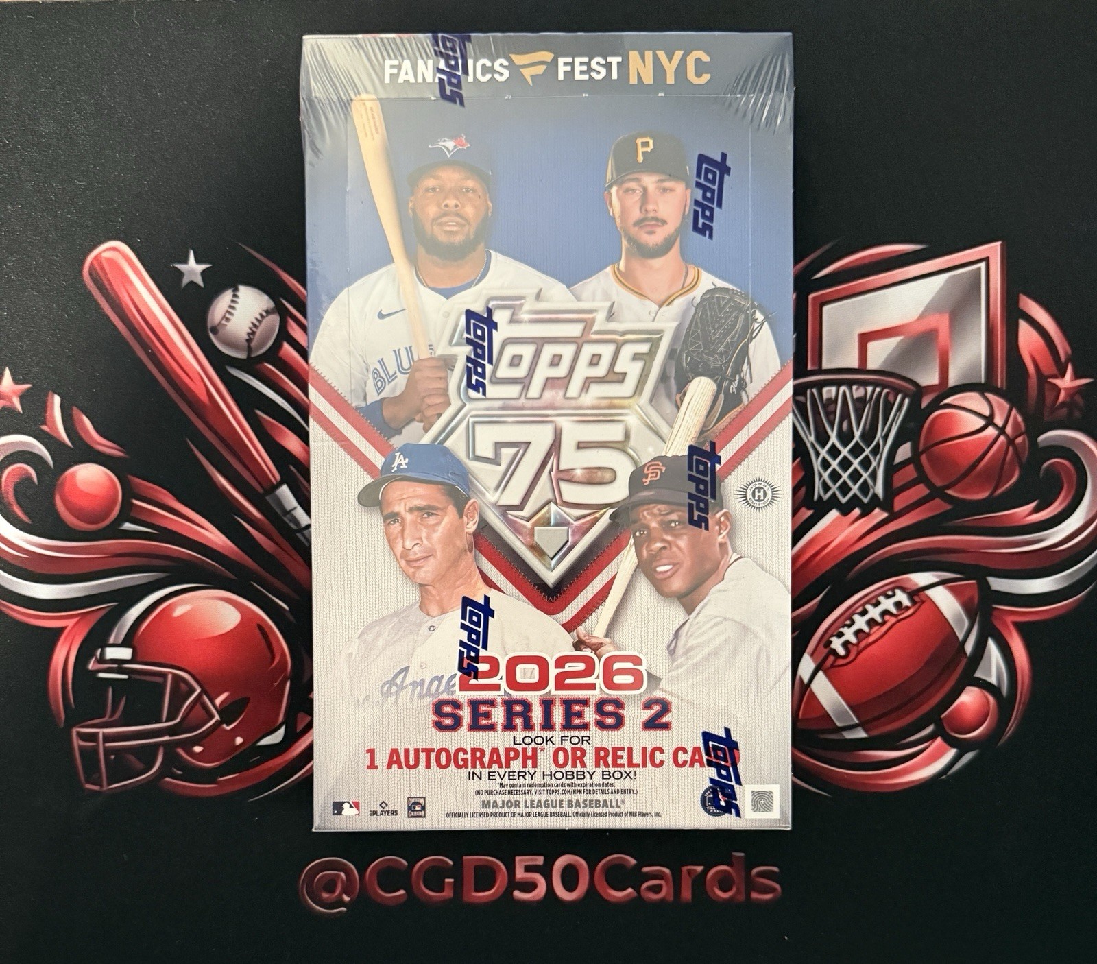 2026 MLB Topps Series 2 Baseball FANATICS FEST EXCLUSIVE Hobby Box Sealed 💥