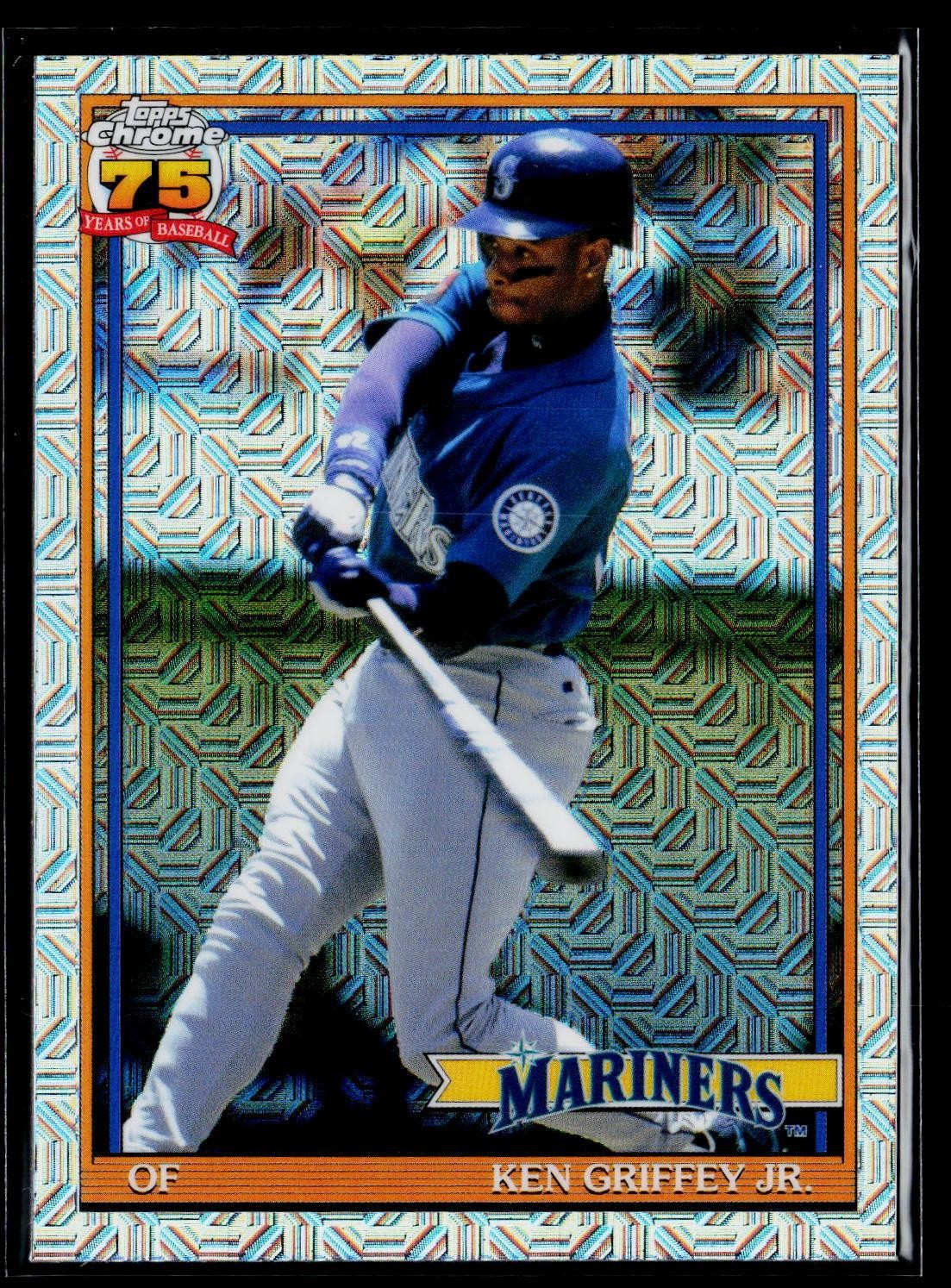 2026 Topps #91C-51 Ken Griffey Jr. 1991 Topps Baseball 35th Anniversary Chrome