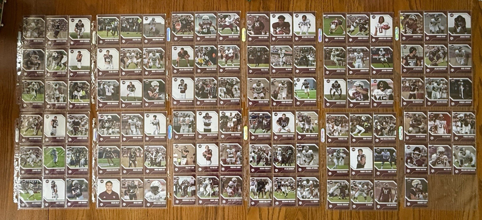 2025 ONIT Texas A&M Aggies Football Complete Base Set – 106 Players + Bonus