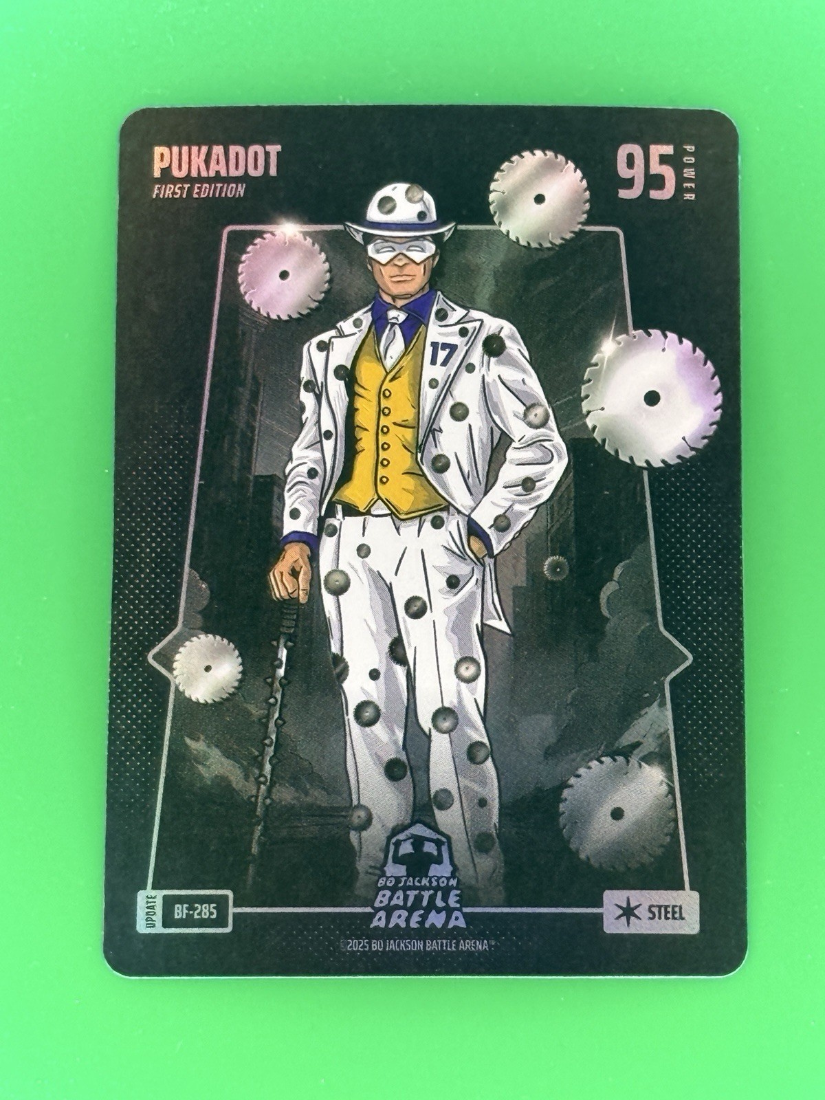 2025 Bo Jackson Battle Arena Update #BF-285 Pukadot Steel Battlefoil
