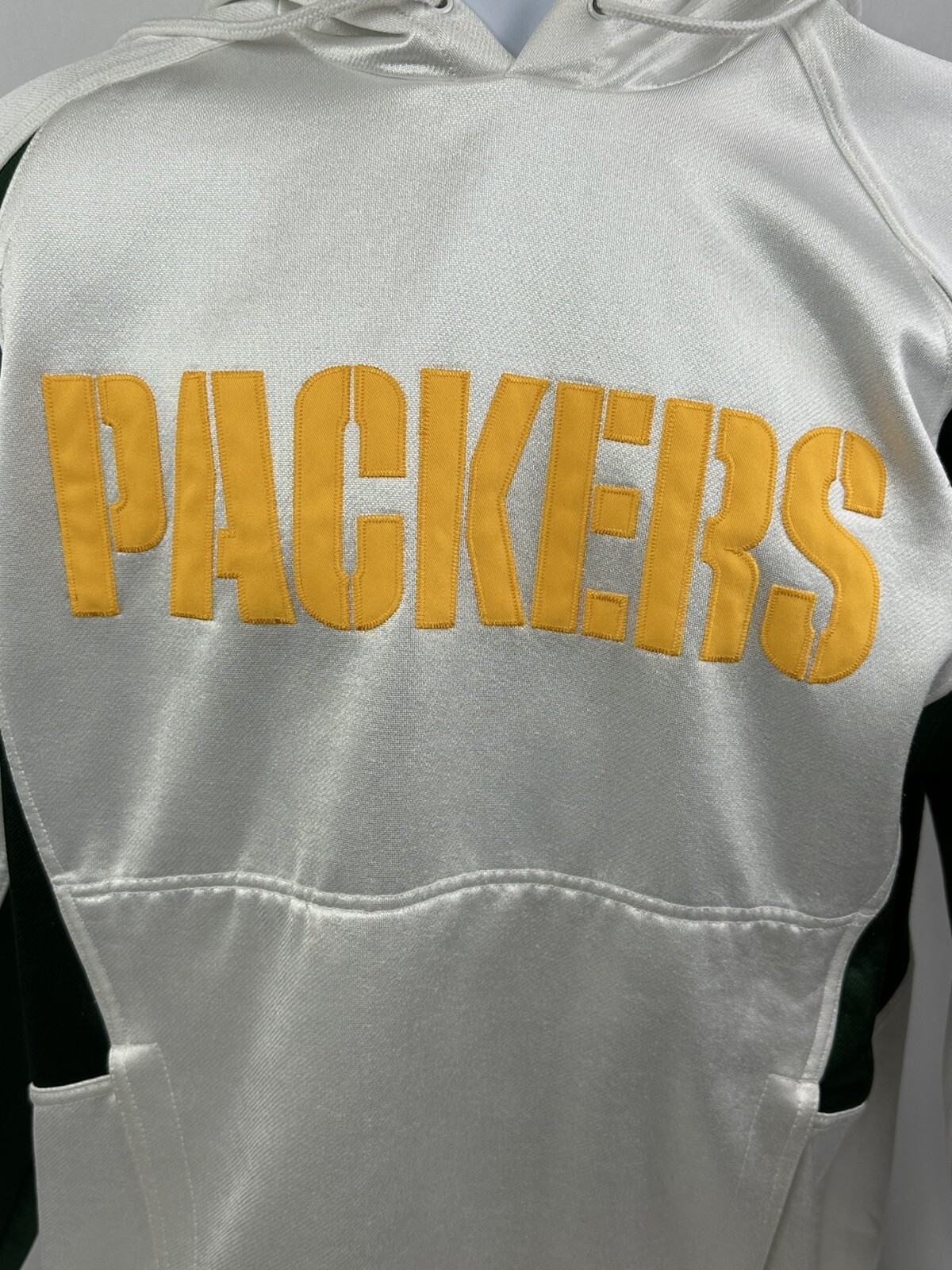 Green Bay Packers Hoodie Mens Medium Multicolor Reebok Stitched Sweatshirt
