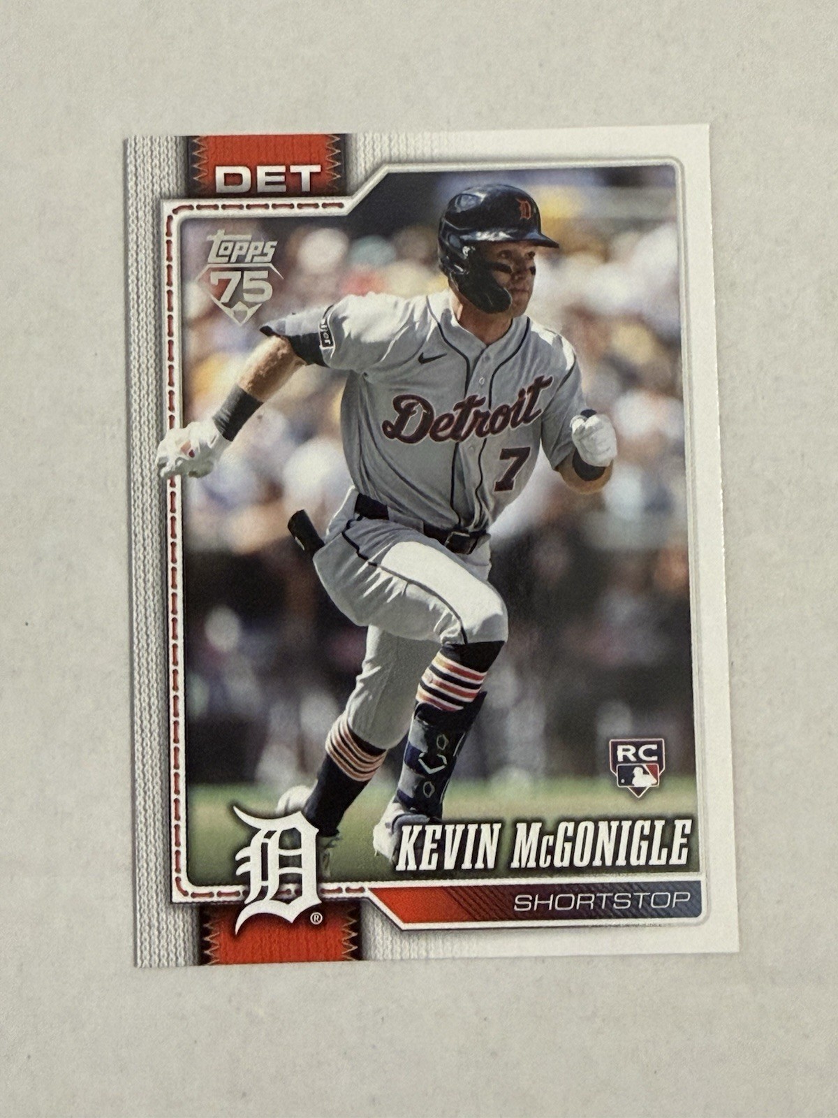 2026 Kevin McGonigle Topps Series 2 #697 RC Rookie Card (SP) Detroit Tigers