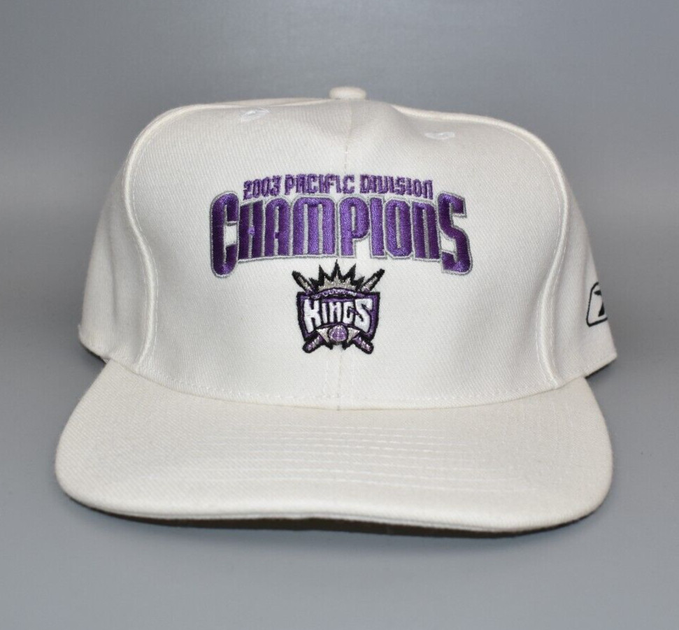 Sacramento Kings 2003 Pacific Division Champions Vintage Snapback Cap Hat