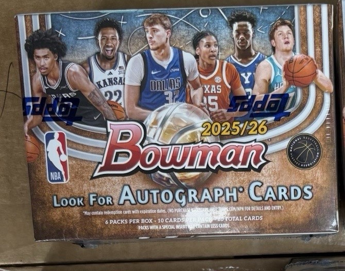 2025-26 Bowman Basketball Factory Sealed Blaster Box In Hand***READY TO SHIP***